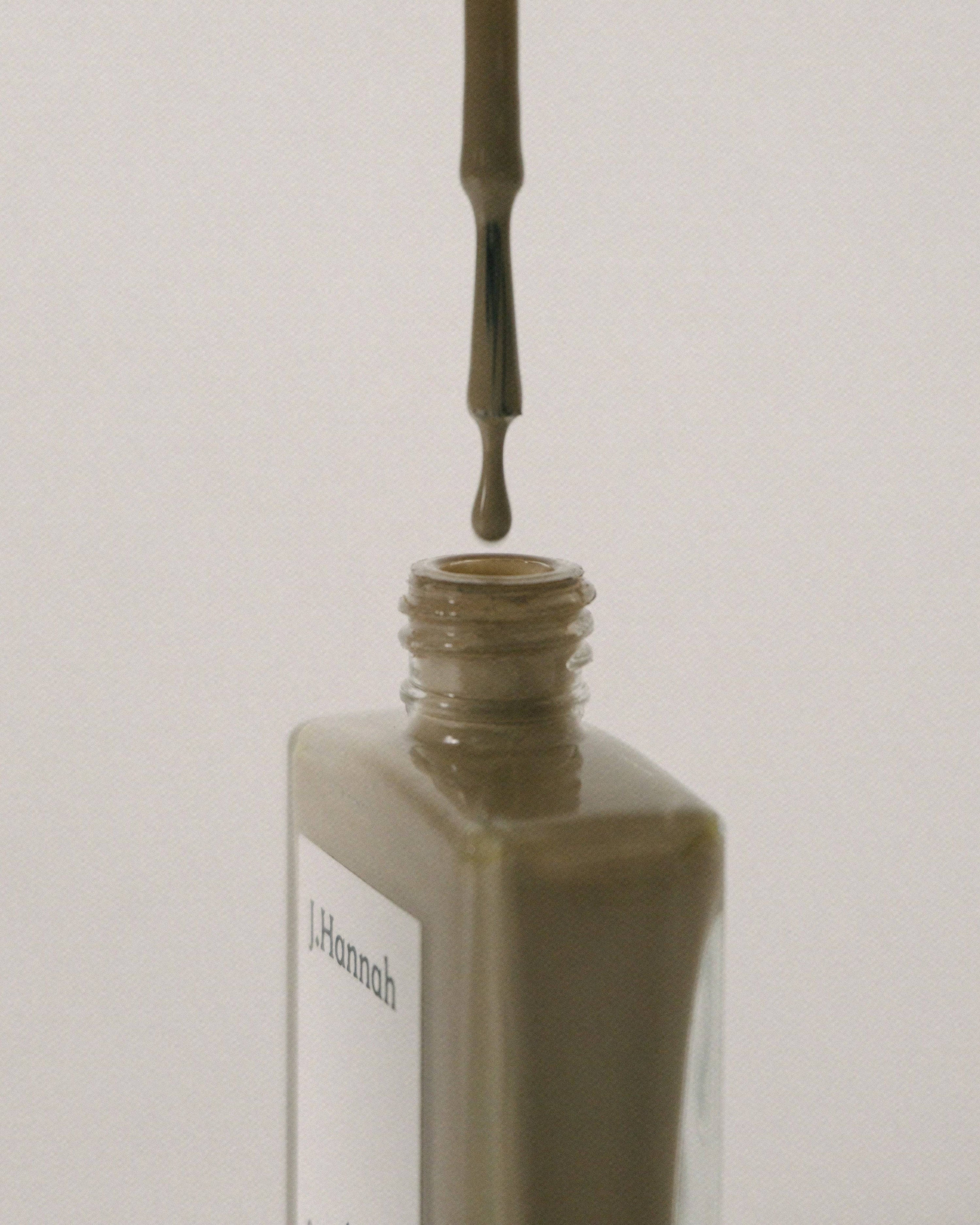 8336356114653, Chantrelle Nail Polish, Accessories, J.Hannah, accessories,cf-vendor-j-hannah,chantrelle,cruelty-free,Everyday,j.hannah,laquer,nail,nails,non-toxic,organic,polish,purple,tint,vegan,watercolors,wine, Damp stone. Fragile layers. Earthy greige. A line of carefully-edited, high quality polishes for the color-resistant. Polishes that consider the gracefulness of hands, and the role of subtle color as an element in the considered wardrobe. Free From: Toluene, Formaldehyde, Dibutyl Phthalate (DBP),