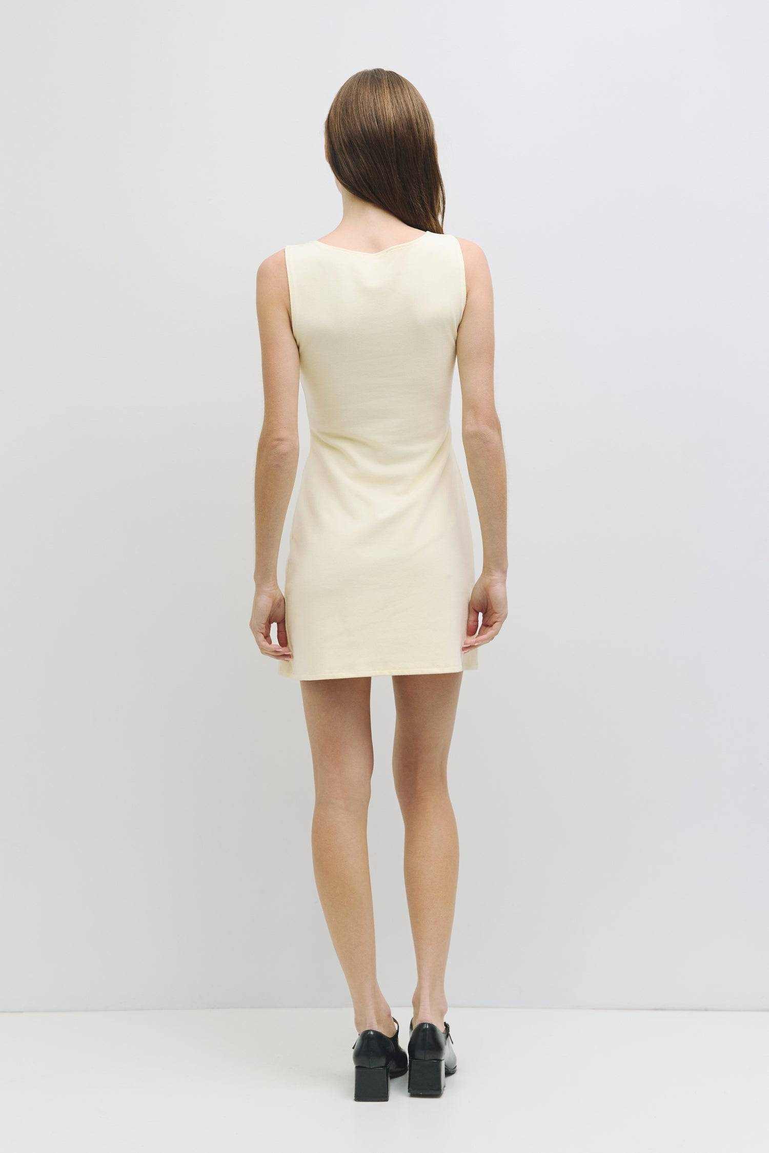 8722398937309, The Nikki Dress, Dress, All Row, Basic,Basics,Black,Bodycon,Casual,cf-color-black,cf-size-l,cf-size-m,cf-size-s,Comfortable,Cotton,Dress,everyday,Form Fitting,Lightweight,Midi Dress,new,rayon,Semi-Formal,Sleeveless Dress,SPANDEX,stretch,Stretchy,taupe,timeless,Transitional,viscose,womens, Information The Nikki Dress is the perfect little black dress, crafted from a brushed cotton jersey for a casual chic look. It exudes modern elegance and everyday comfort with its boat neckline and semi-fitt