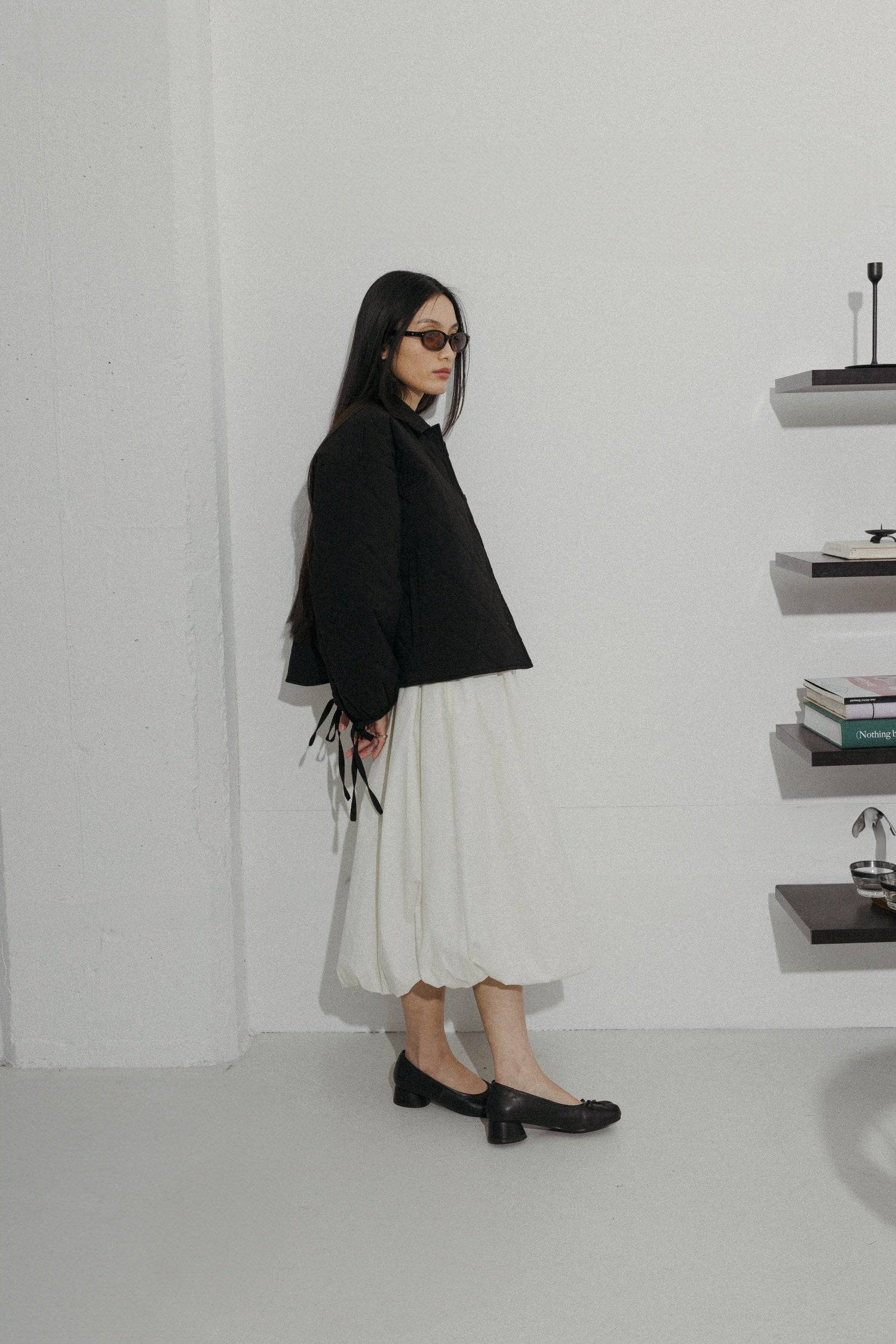 8406248915165, The Cameron Jacket, Outerwear, All Row, Adjustable Cords,autumn,Black,Bone,Buttons,Casual,cf-color-black,cf-color-bone,cf-color-olive,cf-size-l,cf-size-m,cf-size-s,cf-vendor-all-row,Comfortable,Fall,final-sale,finalsale,Front Pockets,Jacket,Layers,Long Sleeve,mid-autumn,modref,new,Olive,Outerwear,Pockets,Quilted,Quilted Jacket,Relaxed,sale,tan,Warm,Winter,Women's,Zipper, Information The Cameron Jacket is an oversized button-down jacket featuring front welt pockets and drop shoulders for a rel