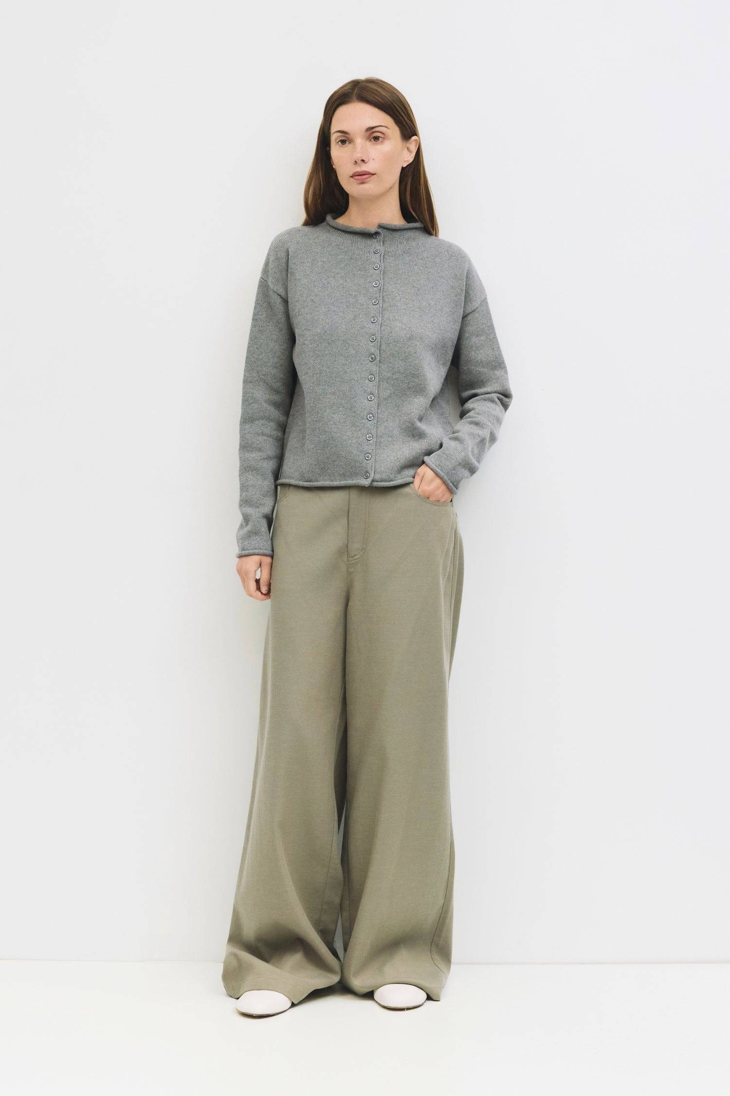 9045599453405, The Marlo Cardigan, Outerwear, Mod Ref, Basic,Basics,Button up,Cardigan,Casual,cf-color-oatmeal,cf-size-l,cf-size-m,cf-size-s,cf-size-xl,cf-size-xs,cf-vendor-mod-ref,Colder Seasons,Collar,collared,Cotton,fall,heavy weight,Knit,Mod Ref,modref,new,nylon,Pullover,Relaxed,Relaxed Fit,Rib Knit,rolled hem,set,Soft Knit,tonal,tonal buttons,Transitional,winter,Women's, Information The Marlo Cardigan is crafted from a midweight knit with a relaxed silhouette. Designed with a rolled crewneck, cuffs, an