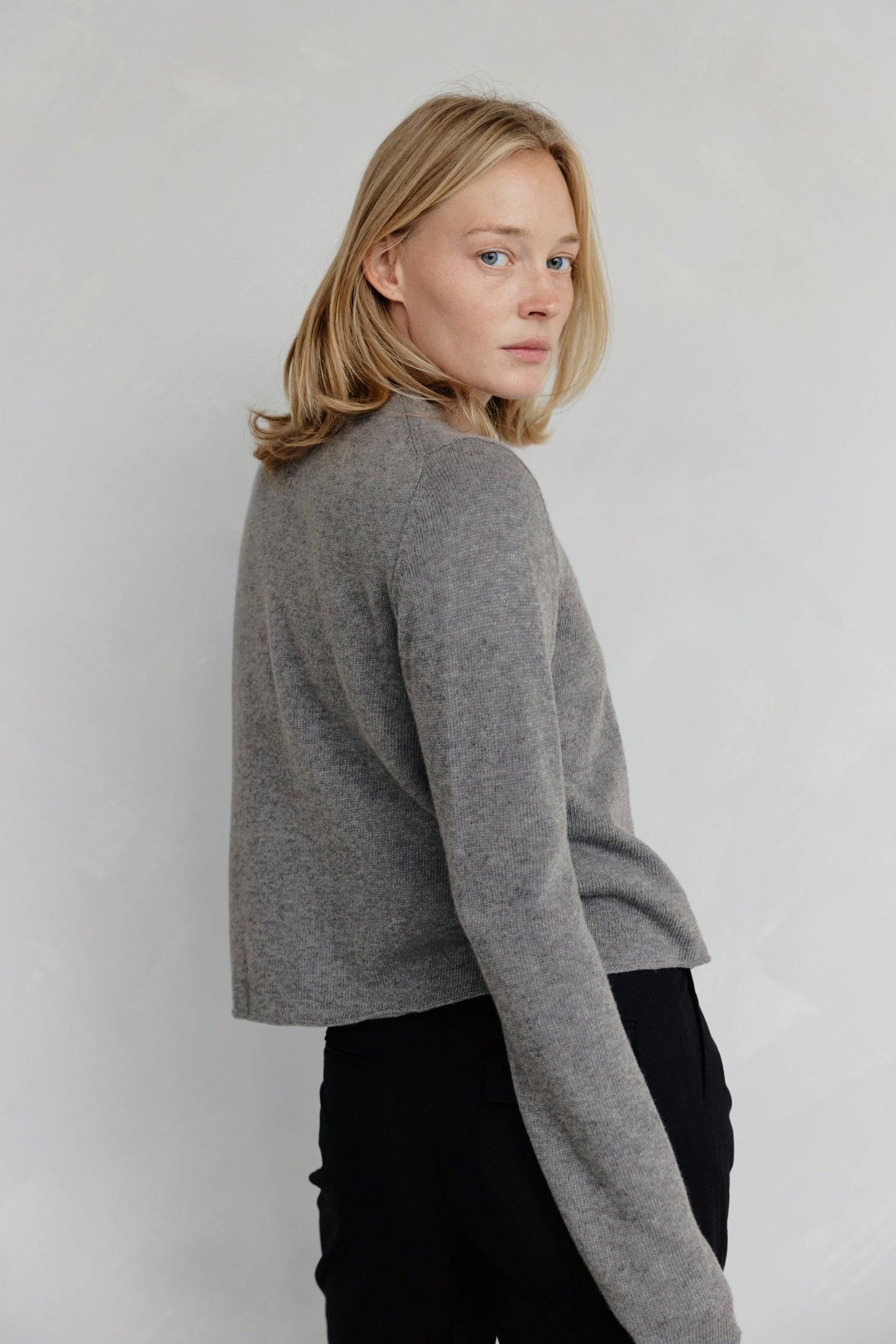 8364338381021, The Molly Cardigan, Outerwear, Mod Ref, Acrylic,beige,Blue,Cardigan,Casual,cf-color-beige,cf-color-blue,cf-color-grey,cf-color-sage,cf-size-l,cf-size-m,cf-size-s,cf-size-xl,cf-size-xs,cf-vendor-mod-ref,Cropped,cropped hemline,Everyday,fall,Grey,Heather Grey,Mod Ref,modref,new,polyester,polyurethane,Pullover,Sage,set,Sets,Sweater,Transitional,Women's, Information The Molly Cardigan is a chic light-weight knit cardigan. The cropped length offers a modern touch to a classic design. It also featu