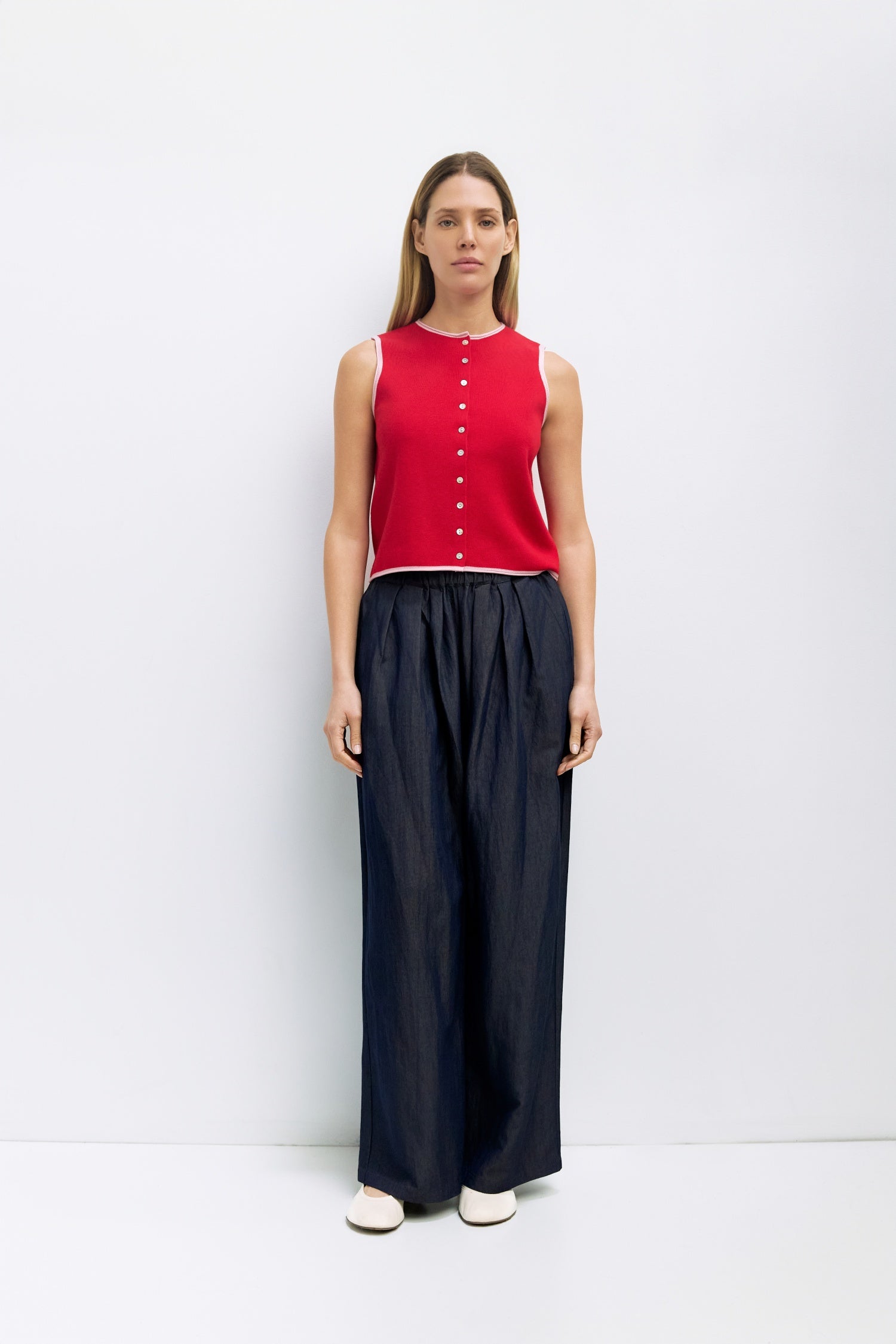 The Maggie Pants | Pleated Wide Leg Pants