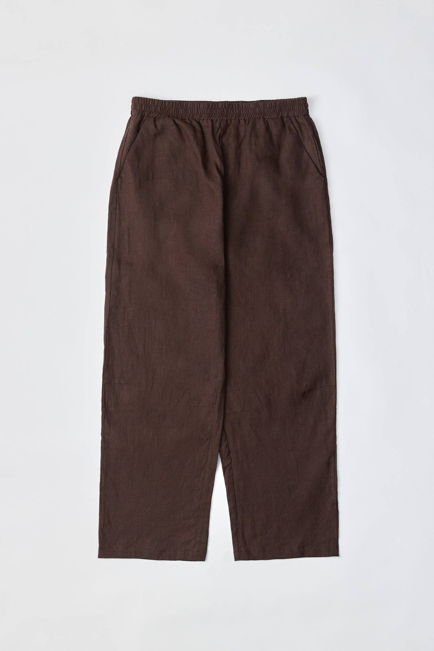 8668664299741, The Robin Pants, Bottoms, Mod Ref, barrel leg,Black,Breathable,brown,Casual,cf-color-black,cf-color-brown,cf-color-natural,cf-size-l,cf-size-m,cf-size-s,cf-vendor-mod-ref,Comfort,Comfortable,everyday,final-sale,finalsale,Khaki,Linen,linen-blend,Lining,Long Pants,Matching Set,natural,new,Pants,Relaxed,Relaxed Fit,sale,spring,straight leg,Summer,white,Wide Leg Pants,womens, Information Stay effortlessly cool and comfortable in these barrel-leg linen pants, boasting a relaxed fit that exudes lai