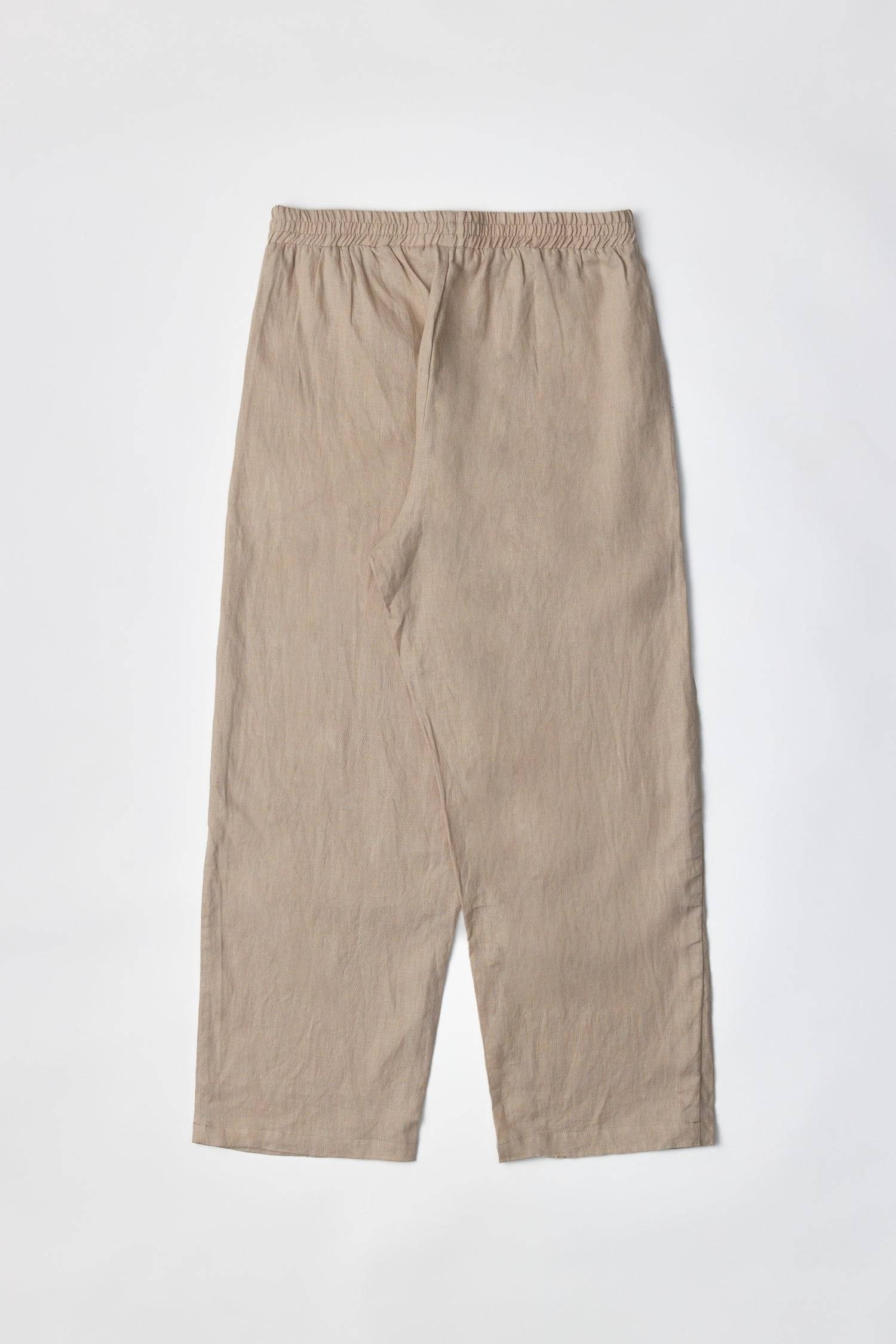 8668664299741, The Robin Pants, Bottoms, Mod Ref, barrel leg,Black,Breathable,brown,Casual,cf-color-black,cf-color-brown,cf-color-natural,cf-size-l,cf-size-m,cf-size-s,cf-vendor-mod-ref,Comfort,Comfortable,everyday,final-sale,finalsale,Khaki,Linen,linen-blend,Lining,Long Pants,Matching Set,natural,new,Pants,Relaxed,Relaxed Fit,sale,spring,straight leg,Summer,white,Wide Leg Pants,womens, Information Stay effortlessly cool and comfortable in these barrel-leg linen pants, boasting a relaxed fit that exudes lai