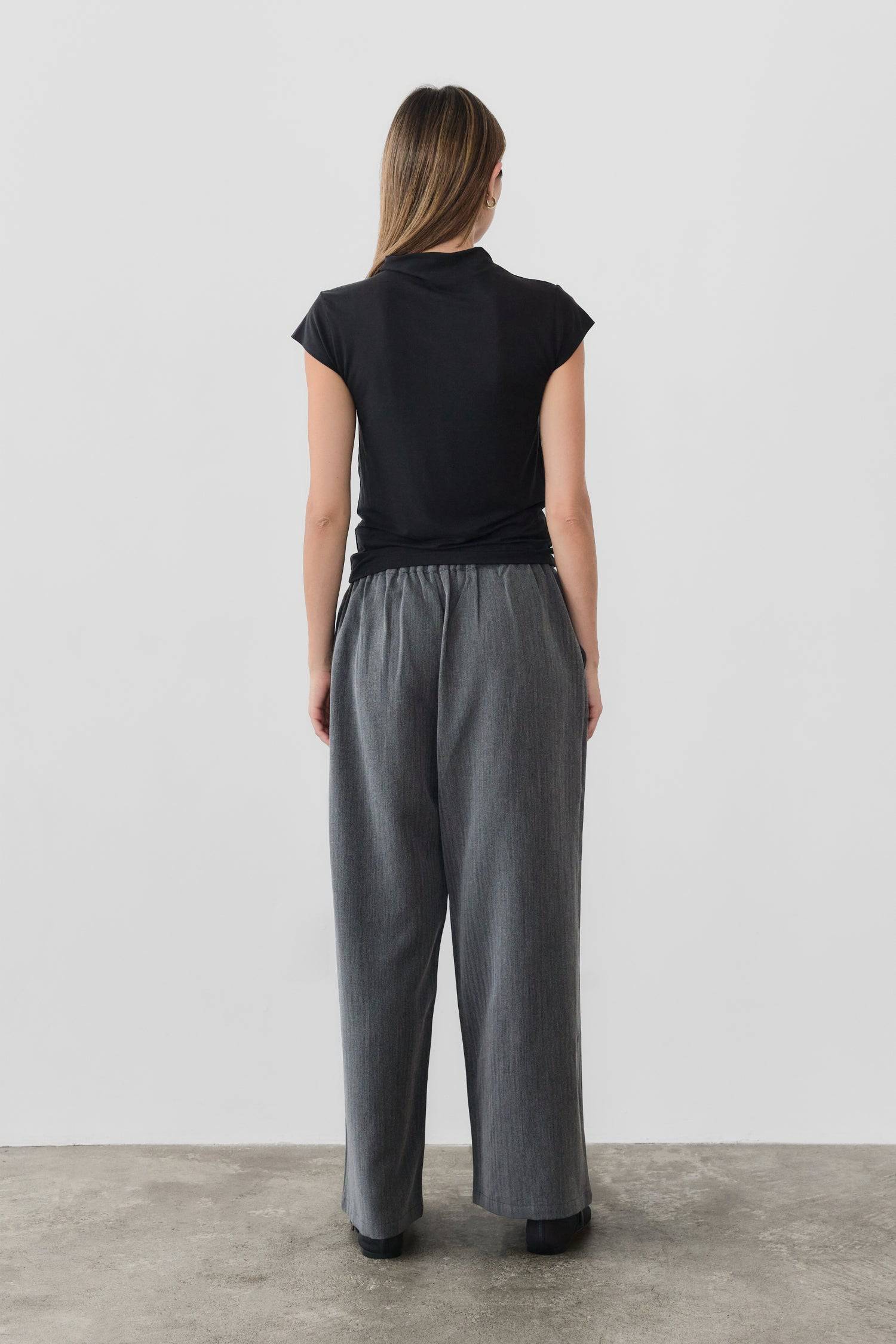 8722358665437, The Kerry Pants, Bottoms, Mod Ref, Basic,Basics,Belt Loops,Bottoms,brown,Business Casual,cf-color-brown,cf-color-grey,cf-color-natural,cf-size-l,cf-size-m,cf-size-s,cf-vendor-mod-ref,Grey,herringbone,Long Pants,Matching Set,mid rise,modref,natural,Pants,Pleated,Sets,Spring,straight fit,Transitional,women,Womens, Information The Kerry Pants are your classic full-length herringbone trousers designed with a front pleat and an elasticated back waist for added comfort. Style it with The Kerry Blaz