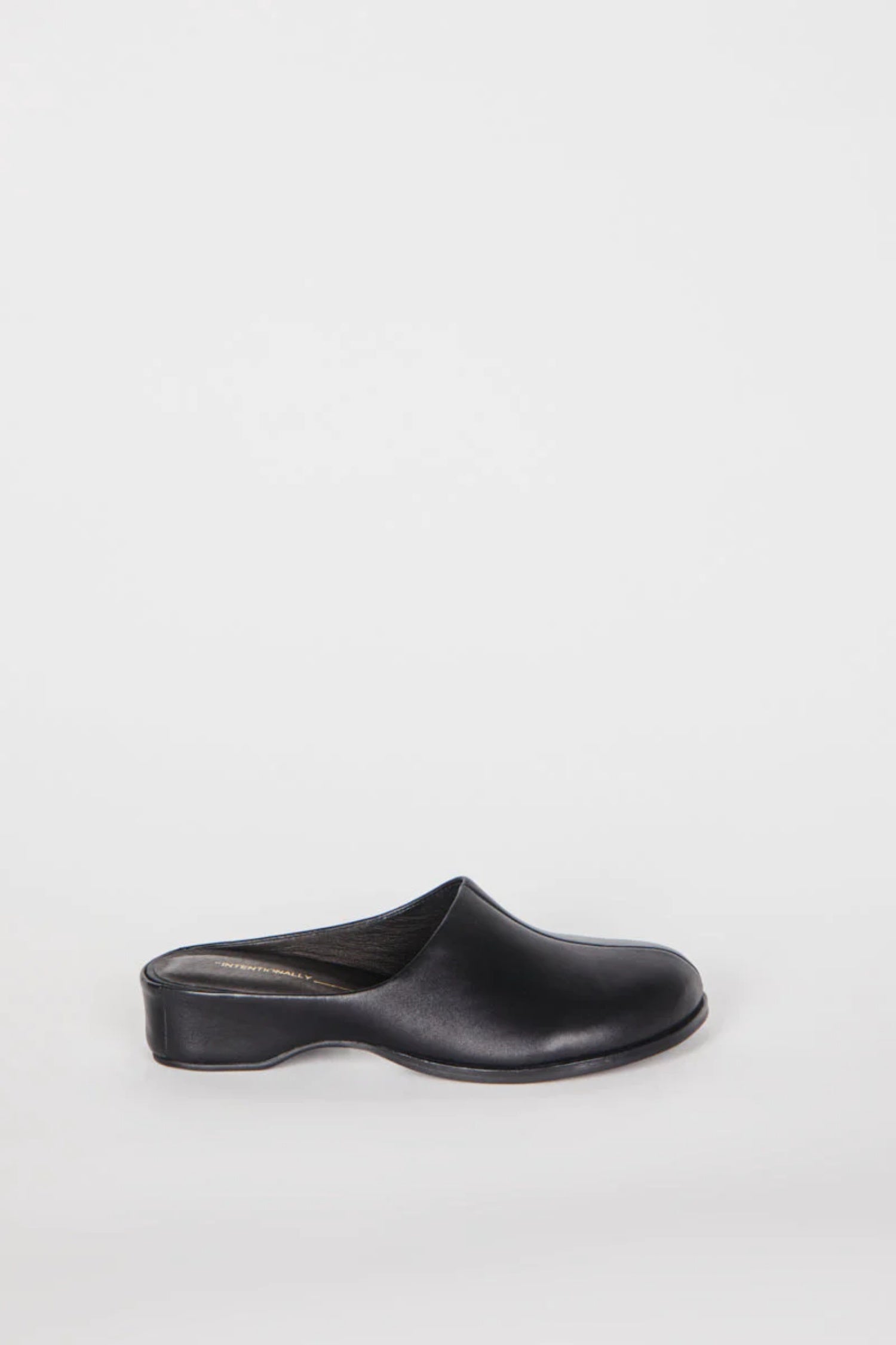 8341268594909, Shift Leather Bubble Clog, Shoes, Intentionally Blank, All Row,Basic,Basics,Black,cf-size-6,cf-size-7,cf-size-8,cf-size-9,cf-vendor-intentionally-blank,Everyday,final-sale,finalsale,leather shoe,Mod Ref,round toe,sale,shoes,Transitional,Women's,women's shoes, Information We like it low. This smashed bubble clog is fun, chic and unexpected. Slip it on and go! We love the toe shape and vibe this creates with dresses, shorts, and pants. Details Leather upper Leather lining Memory foam footbed He