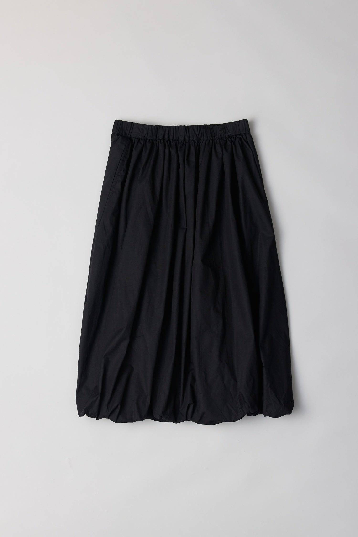 8466464997597, The Bella Skirt, Skirt, All Row, Black,Blue,Bottom,Bottoms,bubble,bubble skirt,cf-color-black,cf-color-natural,cf-size-l,cf-size-m,cf-size-s,Comfortable,Elastic,Elastic Waistband,everyday,flowy,ivory,Light Blue,matching,Midi Skirt,Mod Ref,Skirt,skirts,spring,Summer,womens, Information The Bella Skirt is a playful midi-length bubble skirt. It features an elasticated waist for a comfortable and adjustable fit. The length and bubble effect hem add volume and movement to the silhouette. Pair this