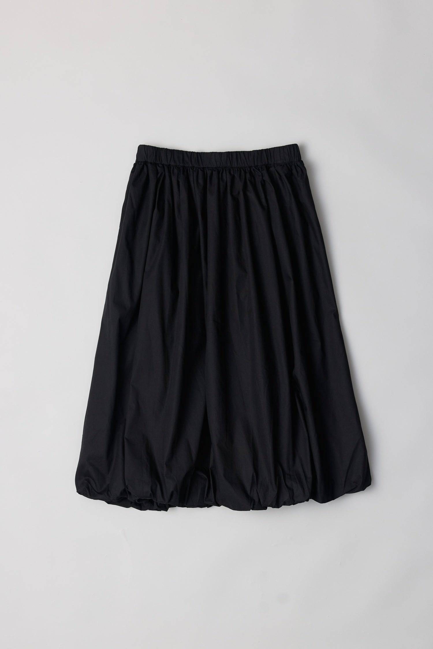 8466464997597, The Bella Skirt, Skirt, All Row, Black,Blue,Bottom,Bottoms,bubble,bubble skirt,cf-color-black,cf-color-natural,cf-size-l,cf-size-m,cf-size-s,Comfortable,Elastic,Elastic Waistband,everyday,flowy,ivory,Light Blue,matching,Midi Skirt,Mod Ref,Skirt,skirts,spring,Summer,womens, Information The Bella Skirt is a playful midi-length bubble skirt. It features an elasticated waist for a comfortable and adjustable fit. The length and bubble effect hem add volume and movement to the silhouette. Pair this