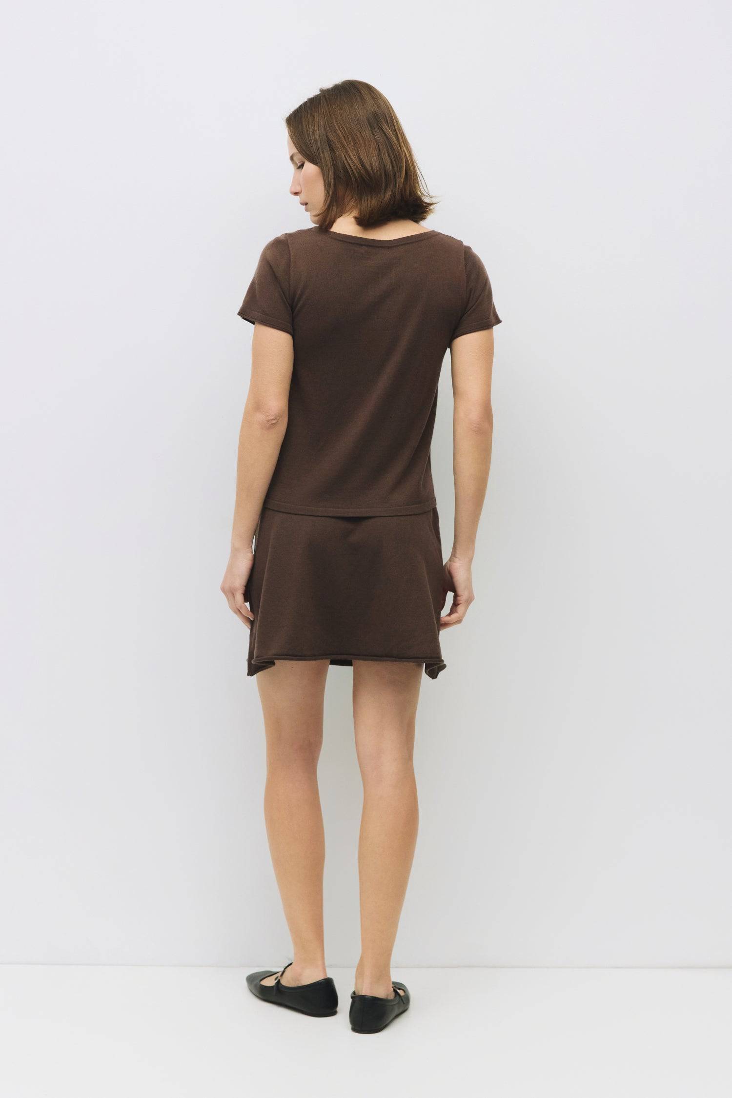 8983751491805, The Heather Skirt, Dress, Mod Ref, Black,Bottom,Bottoms,Casual,cf-color-black,cf-color-cream,cf-size-l,cf-size-m,cf-size-s,cf-vendor-mod-ref,Comfortable,Cotton,Cream,curve skirt,drawstring waist,Dress,Everyday,Form Fitting,Linen,linen-blend,maxi skirt,Midi Dress,midi length,new,Rib Knit,Ribbed,Sleeveless,Spring,Summer,womens, Information The Heather Skirt is a lightweight knit mini skirt with a ribbed and elasticized waistband for a comfortable fit. Its knee-length and skater style make it a