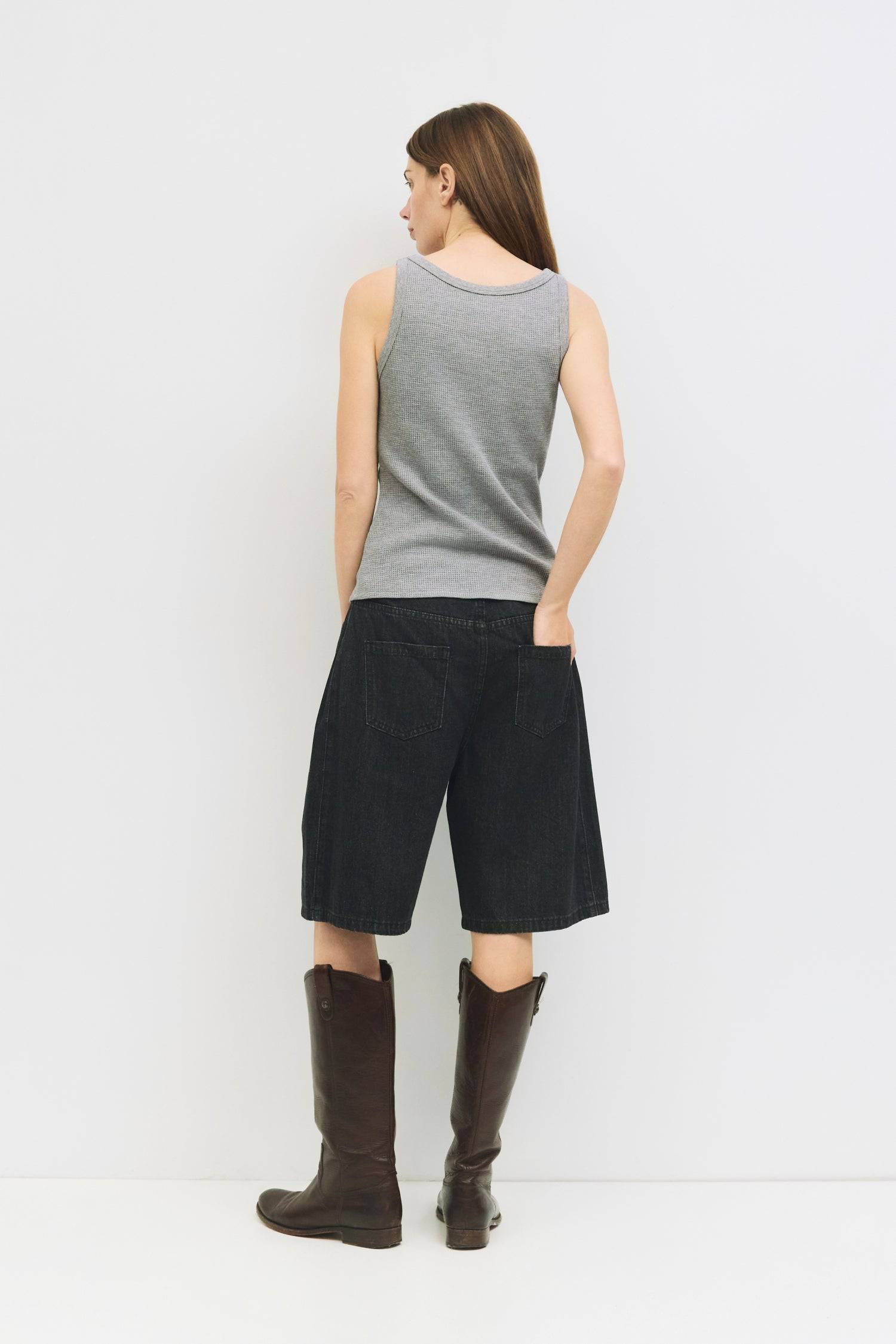 9023156912349, The Anza Top, Tops, All Row, Casual,cf-color-cream,cf-color-grey,cf-color-olive,cf-size-l,cf-size-m,cf-size-s,cf-size-xl,cf-vendor-all-row,Comfortable,Cream,Crew Neckline,Everyday,Form Fitting,Front Tie,Grey,Layers,mid weight,Minimal,new,Relaxed,Relaxed Fit,Scoop Neckline,Sleeveless,Sleeveless Top,Soft,Spring,Top,Transitional,Trendy,waffle knit,Women's, Information The Anza Top is a form-fitting thermal knit tank designed with a sleek, scoop neckline for a flattering silhouette. The midweight