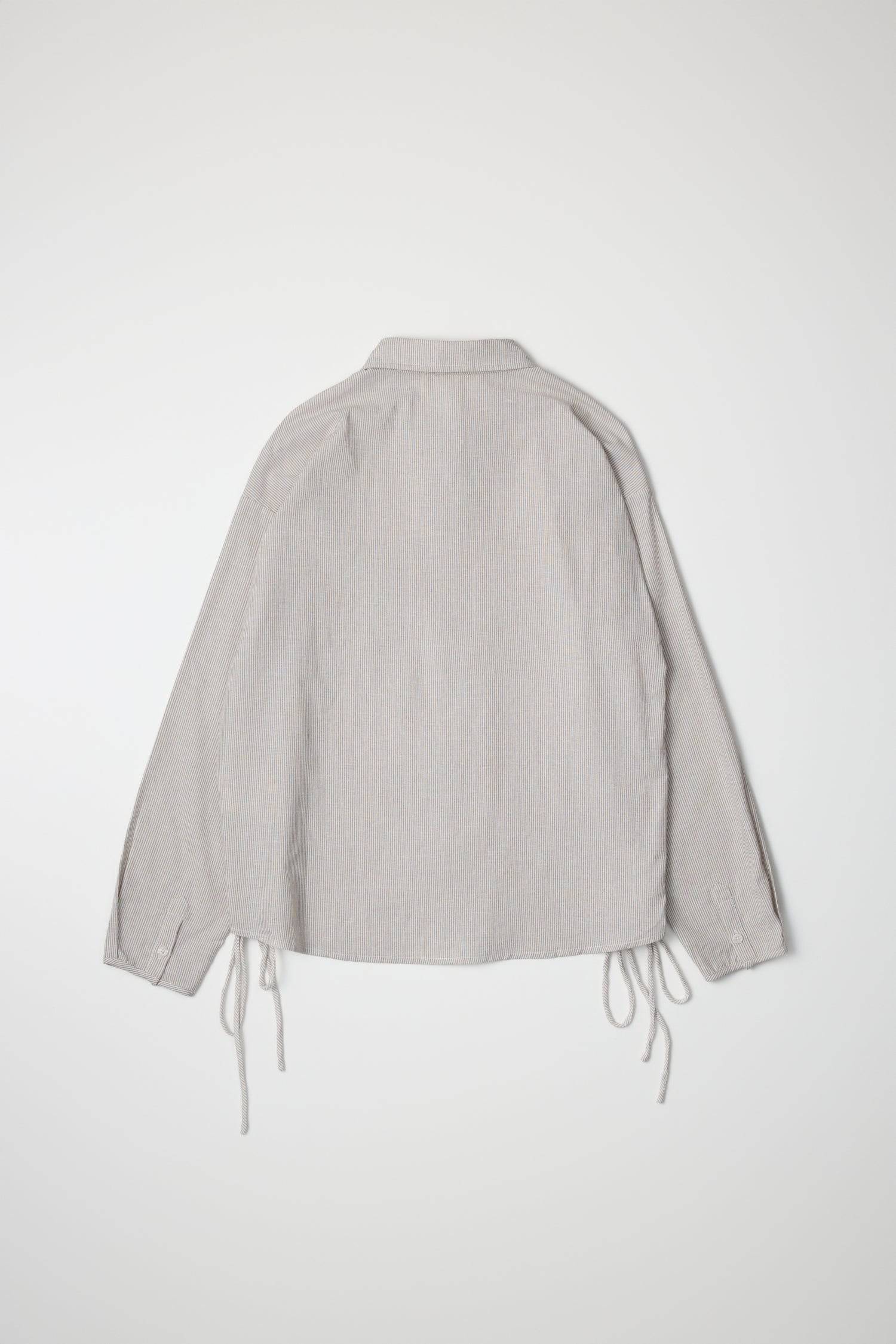 8993040138461, The Jacqueline Top, Tops, All Row, adjustable ties,All Row,allrow,beige,Blue,Button,Button down,Button Down Shirt,Button Front,Button Up,buttonup,Casual,cf-color-beige,cf-color-blue,cf-color-light-beige,cf-color-light-blue,cf-color-lightblue,cf-size-l,cf-size-m,cf-size-s,cf-vendor-all-row,Collared Top,light beige,Light Blue,Lightblue,Long Sleeve,Long Sleeve Top,Matching Set,new,Relaxed,Relaxed Fit,set,Sets,Spring,Women's,womens top, Information The Jacqueline Top is a striped collared shirt w