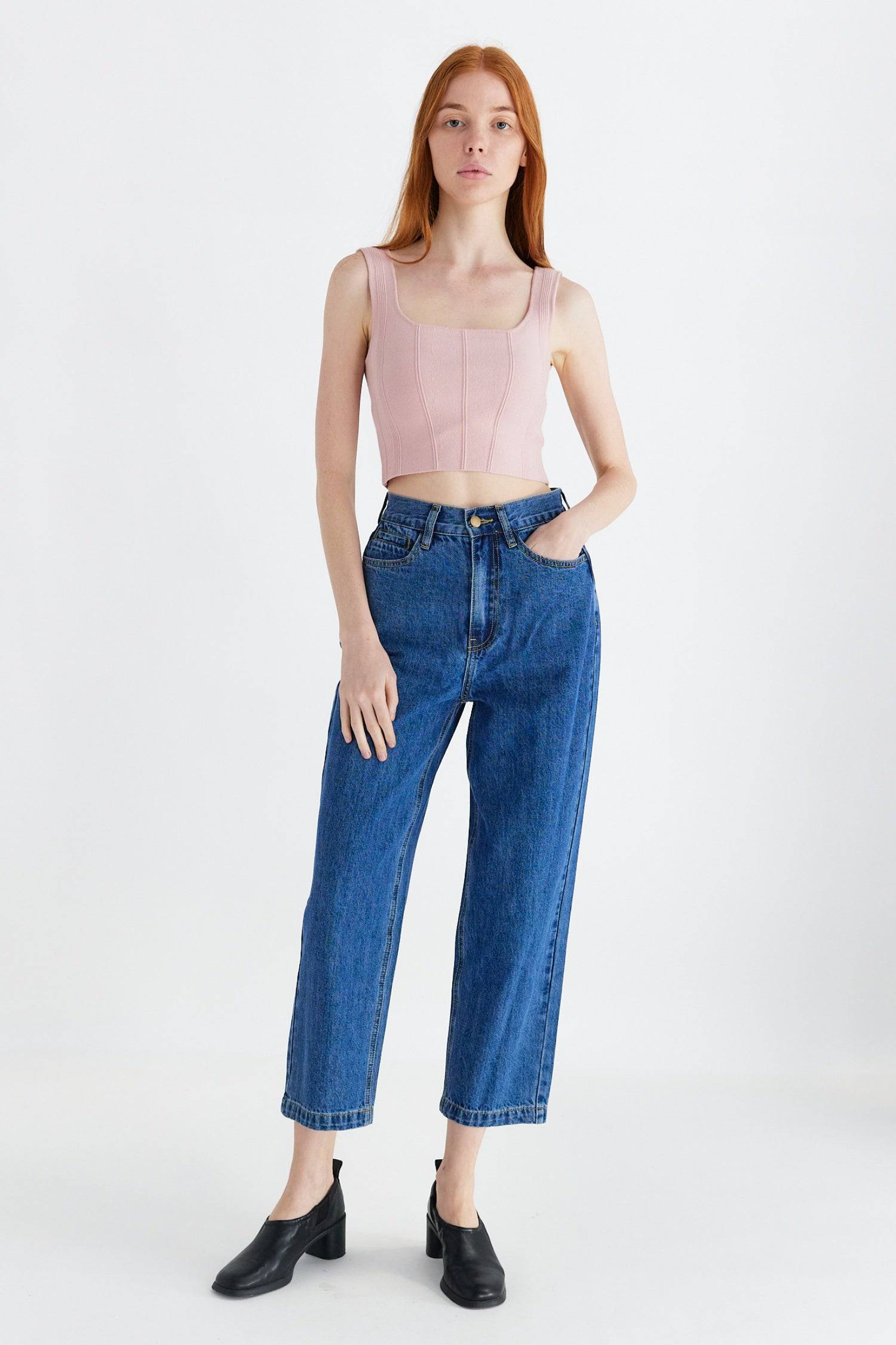 7098821968037, The Millie Top, Tops, All Row, All Row,allrow,Basic,Basics,Black,Blush,brown,Burgundy,Casual,cf-color-black,cf-color-blush,cf-color-brown,cf-color-green,cf-color-ivory,cf-color-khaki,cf-color-lavender,cf-color-olive,cf-size-l,cf-size-m,cf-size-s,cf-vendor-all-row,Comfortable,ivory,Khaki,Lavender,Layers,Minimal,new,Olive,Piping Detail,Sleeveless,Sleeveless Top,tank,Tank Top,Top,Transitional,Women's,  Information Structured sleeveless crop top with piping detail. Details 40% Viscose, 40% Nylon