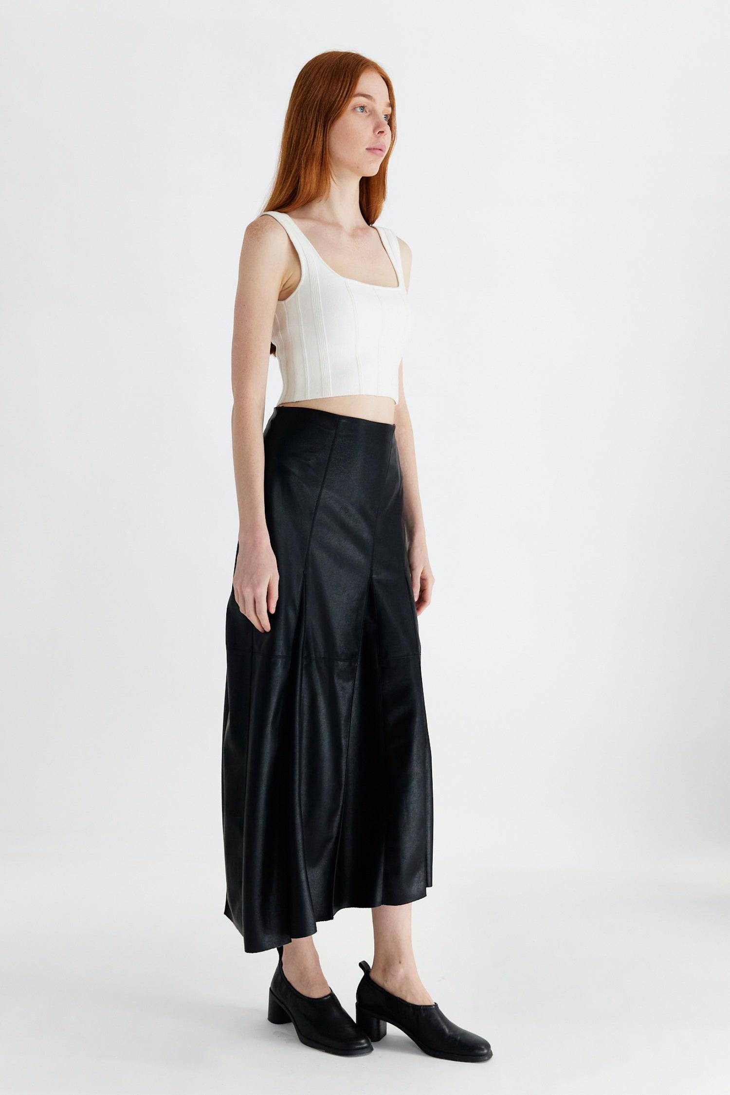 7098821968037, The Millie Top, Tops, All Row, All Row,allrow,Basic,Basics,Black,Blush,brown,Burgundy,Casual,cf-color-black,cf-color-blush,cf-color-brown,cf-color-green,cf-color-ivory,cf-color-khaki,cf-color-lavender,cf-color-olive,cf-size-l,cf-size-m,cf-size-s,cf-vendor-all-row,Comfortable,ivory,Khaki,Lavender,Layers,Minimal,new,Olive,Piping Detail,Sleeveless,Sleeveless Top,tank,Tank Top,Top,Transitional,Women's,  Information Structured sleeveless crop top with piping detail. Details 40% Viscose, 40% Nylon