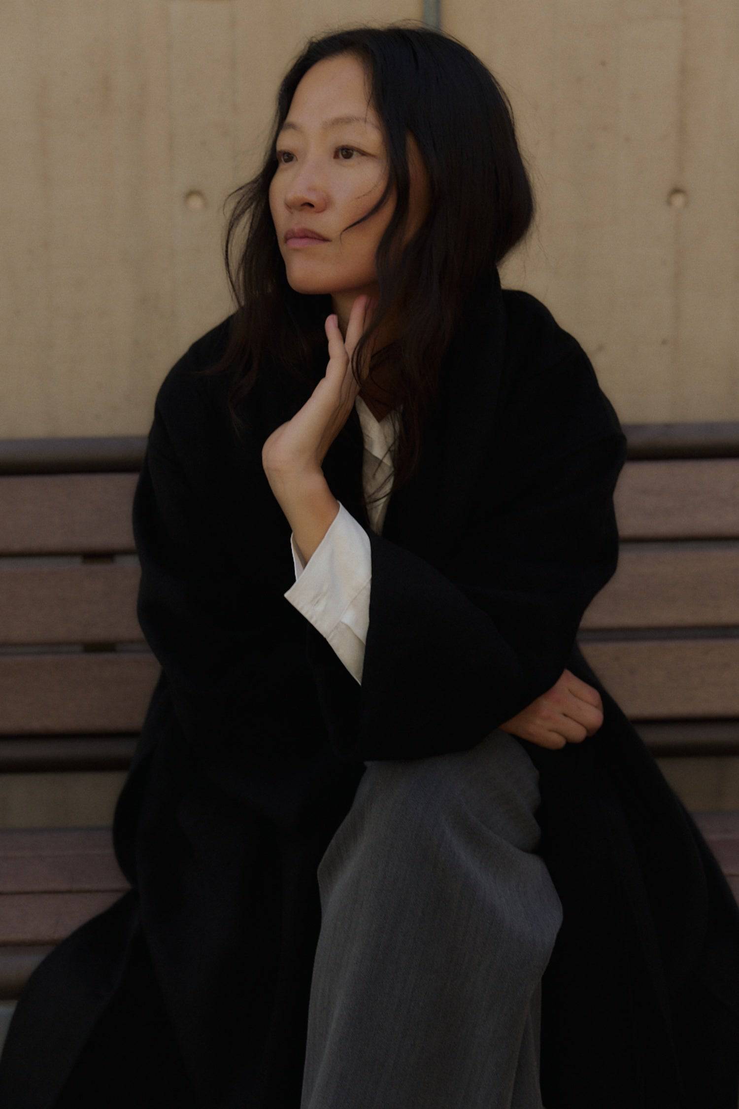 8233106047197, The Rhodes Coat, Outerwear, All Row, allrow,Basic,Basics,Black,Casual,cf-color-black,cf-color-olive,cf-size-l,cf-size-m,cf-size-s,cf-vendor-all-row,Coat,Colder Seasons,collar,Collared Coat,Contemporary,Daily,Dark Olive,detachable,Everyday,Front Pockets,full,full length,Jacket,Khaki,new,Olive,Outerwear,Oversized,Oversized Coat,Polyester,scarf,tan,Unisex,Winter,Women's,Wool,wool blend, Information The Rhodes Coat is the unisex outerwear piece that you have been looking for. It's a full-length c