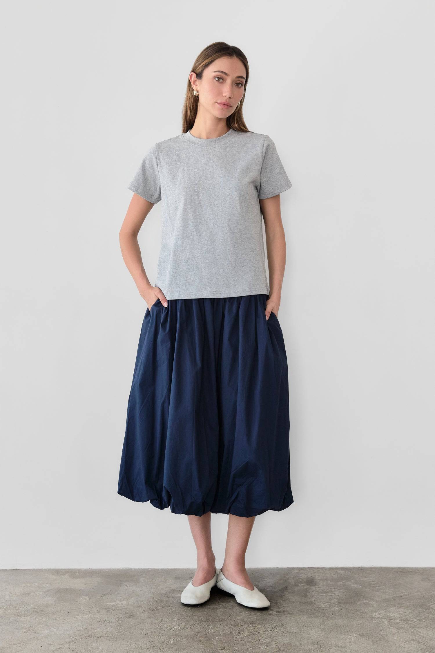 8767793627357, The Lanie Long Top, Tops, All Row, All Row,allrow,Basic,basics,Black,Blue,Bone,cf-color-black,cf-color-blue,cf-color-bone,cf-color-grey,cf-color-white,cf-size-l,cf-size-m,cf-size-s,cf-vendor-all-row,collection,COTTON,essentials,everyday,Grey,new,t-shirt,tee,white,womens, Information The Lanie Long Top is a wardrobe staple for casual comfort and versatility. It's perfect for everyday wear and is made from soft, breathable cotton that pairs effortlessly with jeans, shorts, or skirts.All Row Eve