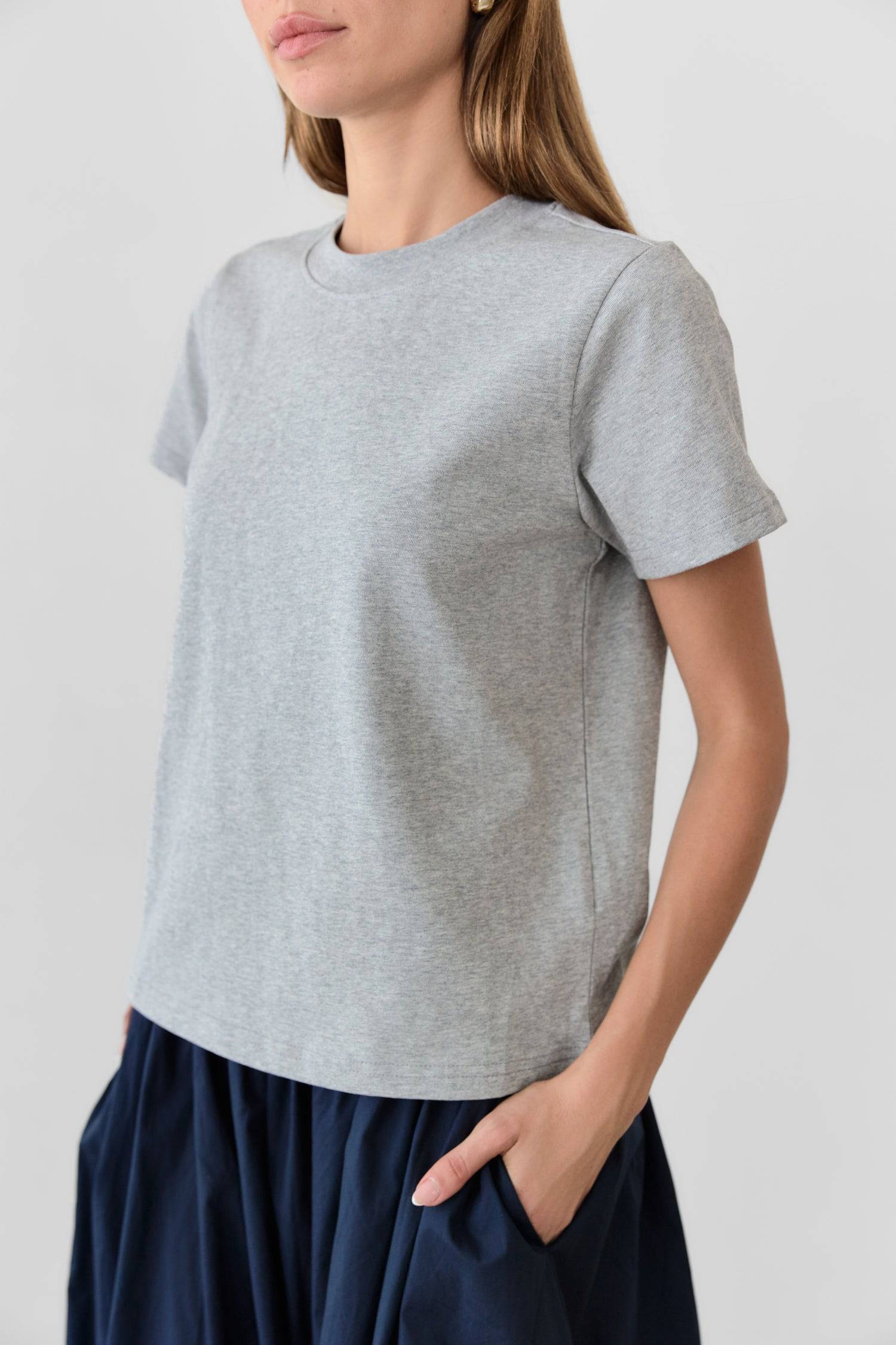 8767793627357, The Lanie Long Top, Tops, All Row, All Row,allrow,Basic,basics,Black,Blue,Bone,cf-color-black,cf-color-blue,cf-color-bone,cf-color-grey,cf-color-white,cf-size-l,cf-size-m,cf-size-s,cf-vendor-all-row,collection,COTTON,essentials,everyday,Grey,new,t-shirt,tee,white,womens, Information The Lanie Long Top is a wardrobe staple for casual comfort and versatility. It's perfect for everyday wear and is made from soft, breathable cotton that pairs effortlessly with jeans, shorts, or skirts.All Row Eve