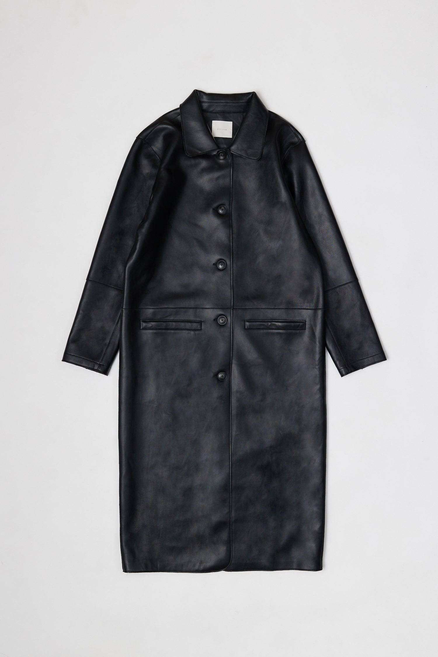 8302395162845, The Dextra Coat, Outerwear, All Row, All Row,allrow,beige,Black,cf-color-black,cf-size-l,cf-size-m,cf-size-s,cf-vendor-all-row,cinch,Cinched Waist,Coat,Colder Seasons,Collared Coat,Fall,Faux Leather,Leather,leather jacket,midi length,minimalist,new,Outerwear,Oversized,Oversized Coat,Pocket,Pockets,Sage,side pockets,statement,statement piece,Trench Coat,vegan leather,Winter,Womens, Information Meet The Dextra Coat, your new everyday essential that is both functional and chic. This coat is fabr