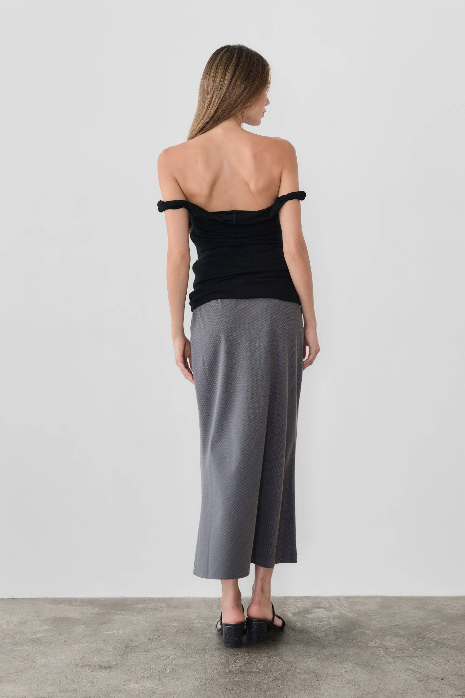 8767788450013, The Alix Top, Tops, All Row, All Row,allrow,beige,Black,Casual,cf-color-beige,cf-color-black,cf-color-white,cf-size-l,cf-size-m,cf-size-s,cf-vendor-all-row,Comfortable,Cozy,final-sale,finalsale,flattering,knit,new,off shoulder,sale,set,Sets,Short Sleeve,Spring,Summer,Twist,Women's,womens top, Information The Alix Top is a twisted off-the-shoulder tank top designed with a lightweight wool-blend knit fabric. The double-layered bodice ensures a seamless silhouette while the twisted shoulder deta