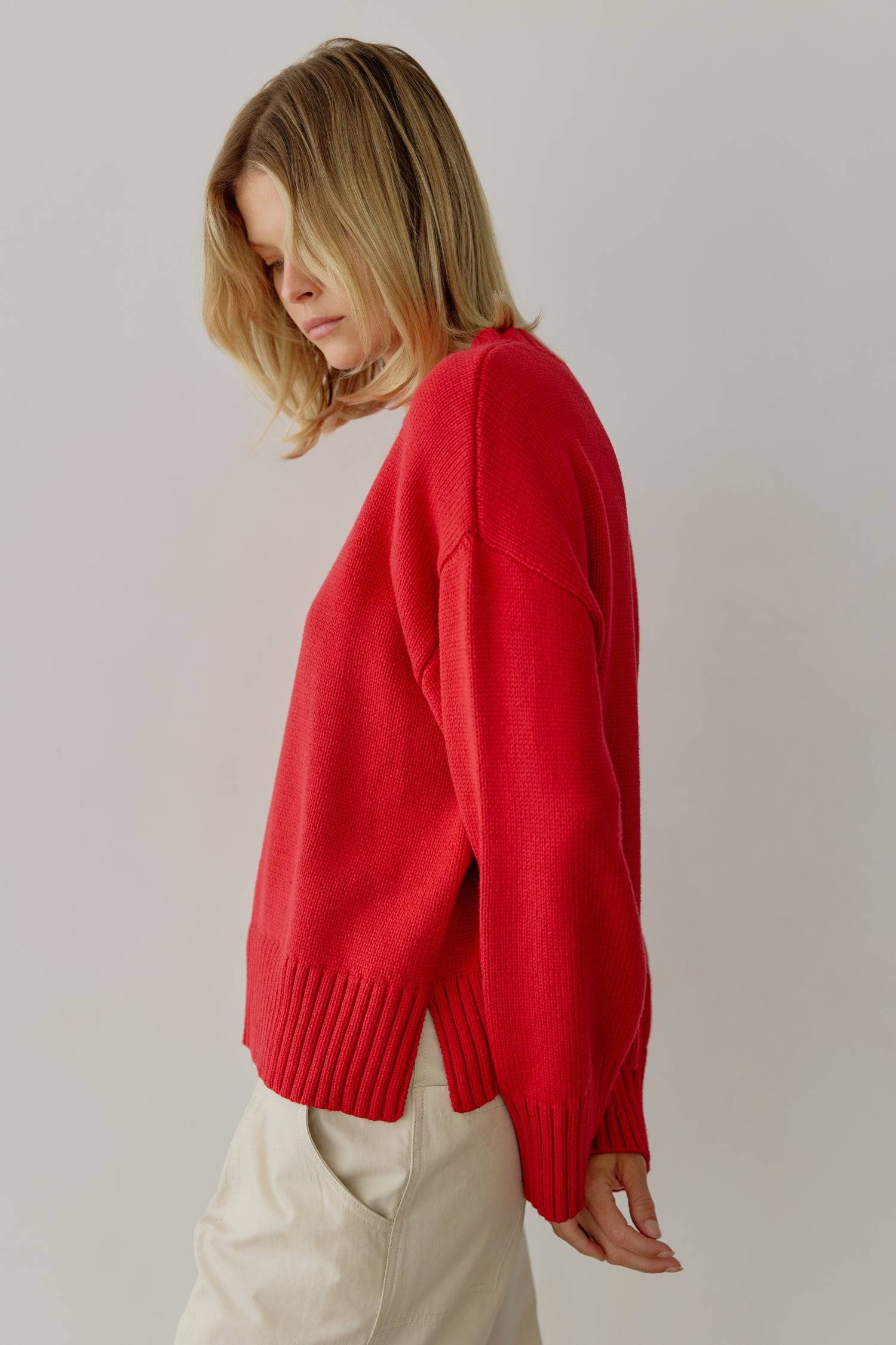 8809536323805, The Asher Sweater, Tops, All Row, All Row,allrow,Black,brown,Button Down Shirt,Button up,buttons,Cardigan,cf-color-black,cf-color-brown,cf-size-l,cf-size-m,cf-size-s,Comfortable,Crew Neck,Crew Neckline,Everyday,longsleeve,Matching Set,set,Sets,stretch,Stretchy,taupe,tonal buttons,Transitional,Womens,womens top, Information The Asher Sweater is an oversized cropped pullover sweater with a classic rib detail at the neckline and hem. The semi-cropped length ensures a proportional fit and the mid