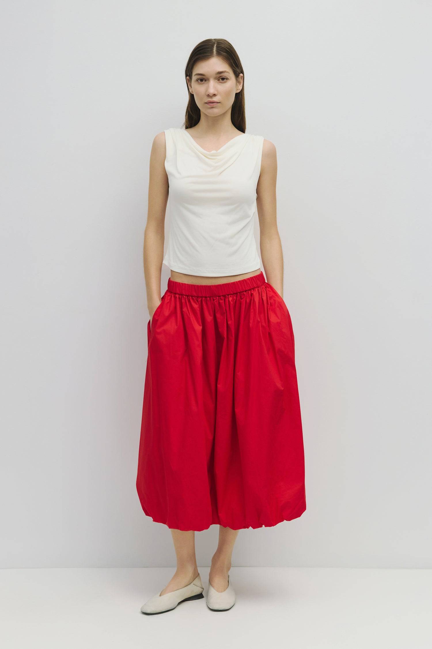 8855360798941, The Nita Top, Tops, All Row, All Row,allrow,Black,Casual,cf-color-black,cf-color-blush,cf-color-charcoal,cf-color-olive,cf-color-white,cf-size-l,cf-size-m,cf-size-s,cf-vendor-all-row,Charcoal,Cowl,cowl neck,Cozy,Draped,final-sale,finalsale,ivory,Khaki,knit,Knit Top,Long Sleeve,Long Sleeve Top,Matching Set,modal,new,sale,set,Sets,Short Sleeve,Spring,Summer,texture,thin,Women's,womens top, Information The Nita Top features an off-the-shoulder design with a draped cowl neck for an elegant look.