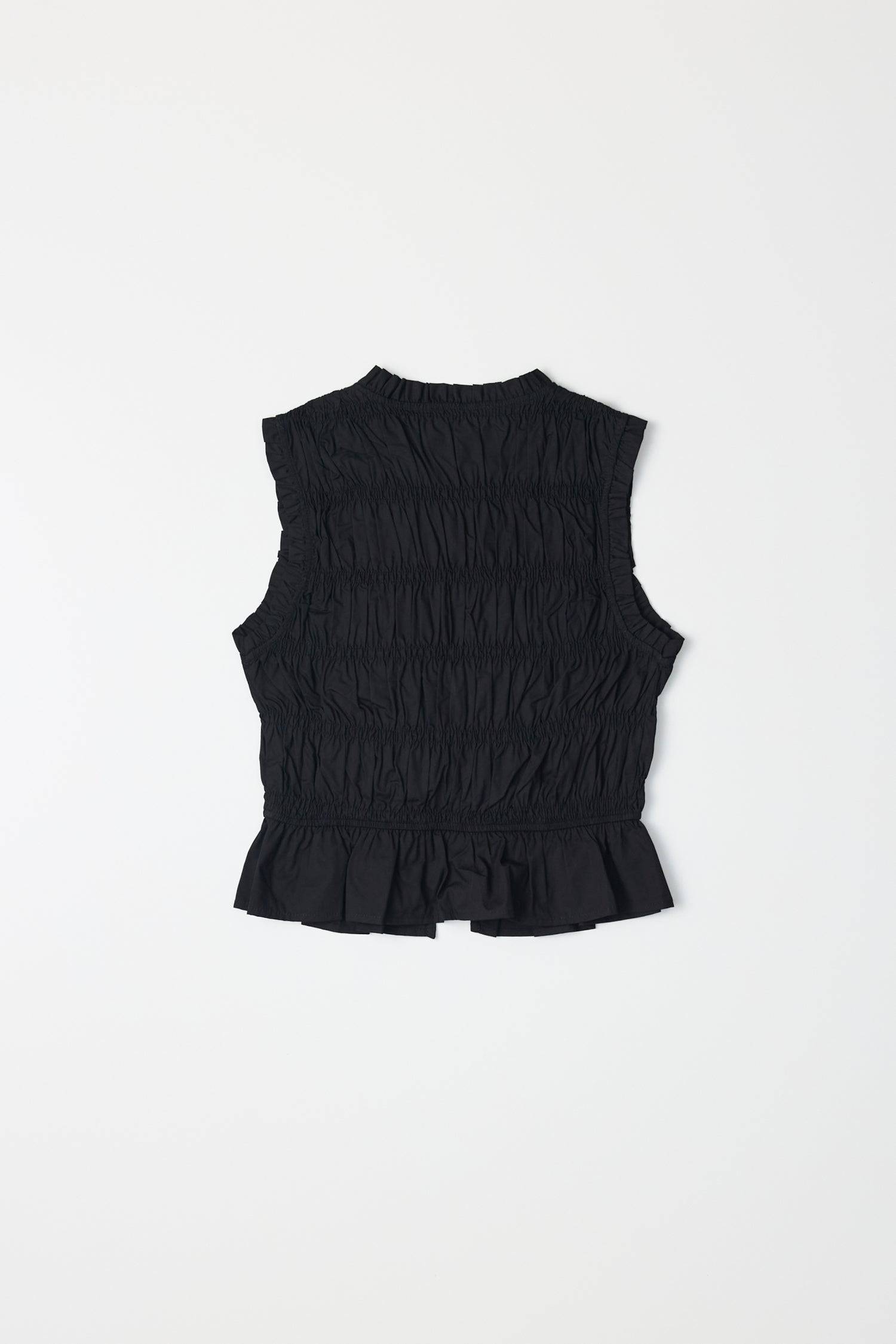 8929244872925, The Natasha Top, Tops, All Row, All Row,allrow,Black,Casual,cf-color-black,cf-color-white,cf-color-yellow,cf-size-l,cf-size-m,cf-size-s,cf-vendor-all-row,cinched,front ties,Long Sleeve,Long Sleeve Top,Matching Set,new,Ruffles,set,Sets,Spring,Summer,texture,white,Women's,womens top,Yellow, Information The Natasha Top is a charming sleeveless top with a V-neckline and front tie detailing. Featuring paneled shirring and ruffle accents around the neckline and sleeves, this top adds a playful touc