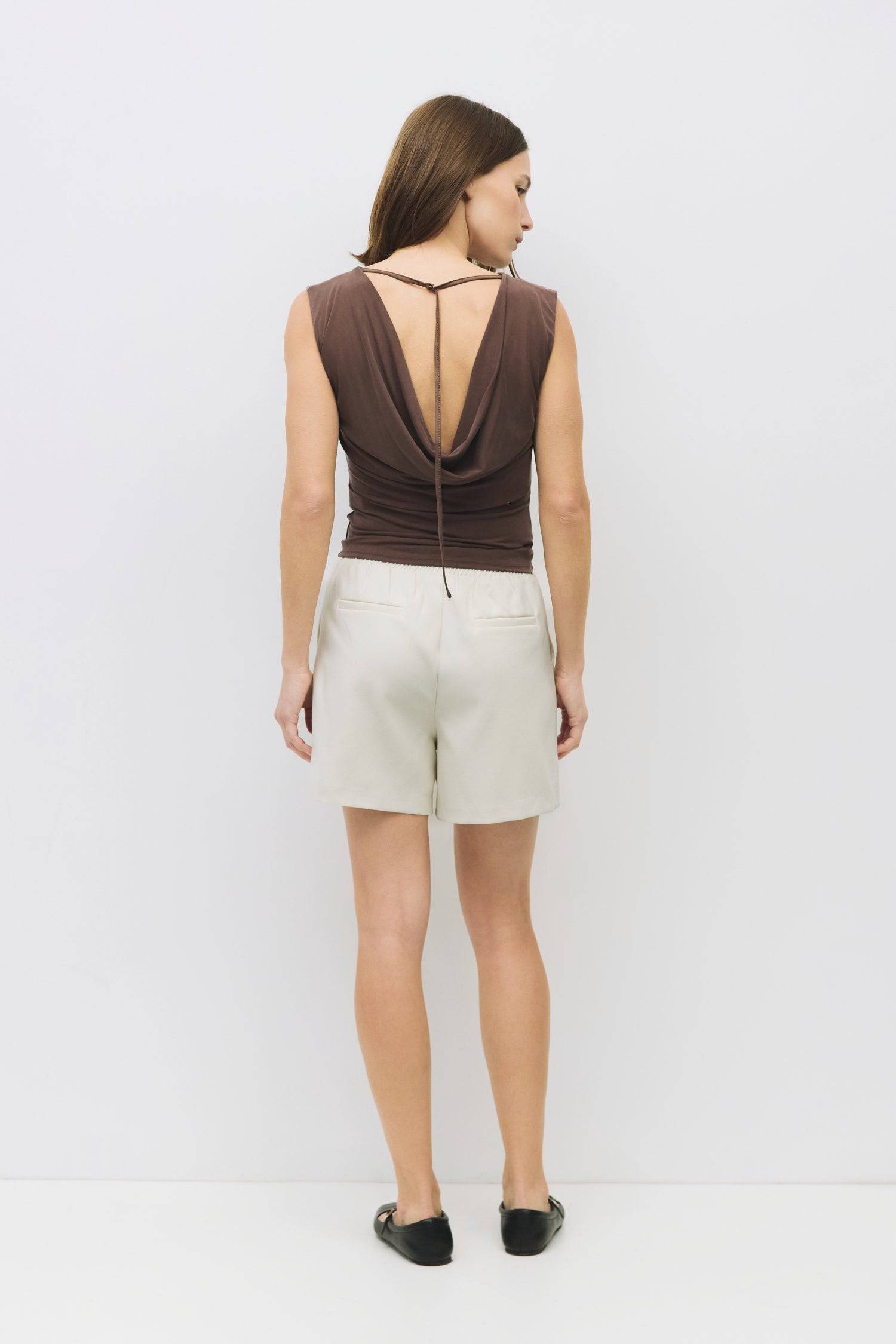 8983710236893, The Benson Top, Tops, Mod Ref, All Row,allrow,basics,Black,Blue,Bone,cf-color-black,cf-color-blue,cf-color-bone,cf-color-brown,cf-color-grey,cf-color-navy,cf-color-pink,cf-color-rust,cf-color-sage,cf-color-white,cf-size-l,cf-size-m,cf-size-s,cf-vendor-all-row,collection,COTTON,essentials,everyday,final-sale,finalsale,grey,jersey,new,Pink,sale,t-shirt,tee,white,womens, Information The Benson Top is a luxurious modal piece featuring a wide neckline and a stunning cowl back detail for a relaxed