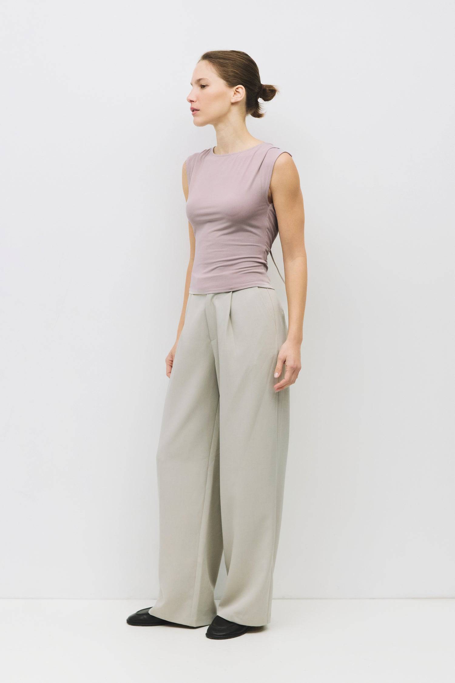 8983710236893, The Benson Top, Tops, Mod Ref, All Row,allrow,basics,Black,Blue,Bone,cf-color-black,cf-color-blue,cf-color-bone,cf-color-brown,cf-color-grey,cf-color-navy,cf-color-pink,cf-color-rust,cf-color-sage,cf-color-white,cf-size-l,cf-size-m,cf-size-s,cf-vendor-all-row,collection,COTTON,essentials,everyday,final-sale,finalsale,grey,jersey,new,Pink,sale,t-shirt,tee,white,womens, Information The Benson Top is a luxurious modal piece featuring a wide neckline and a stunning cowl back detail for a relaxed