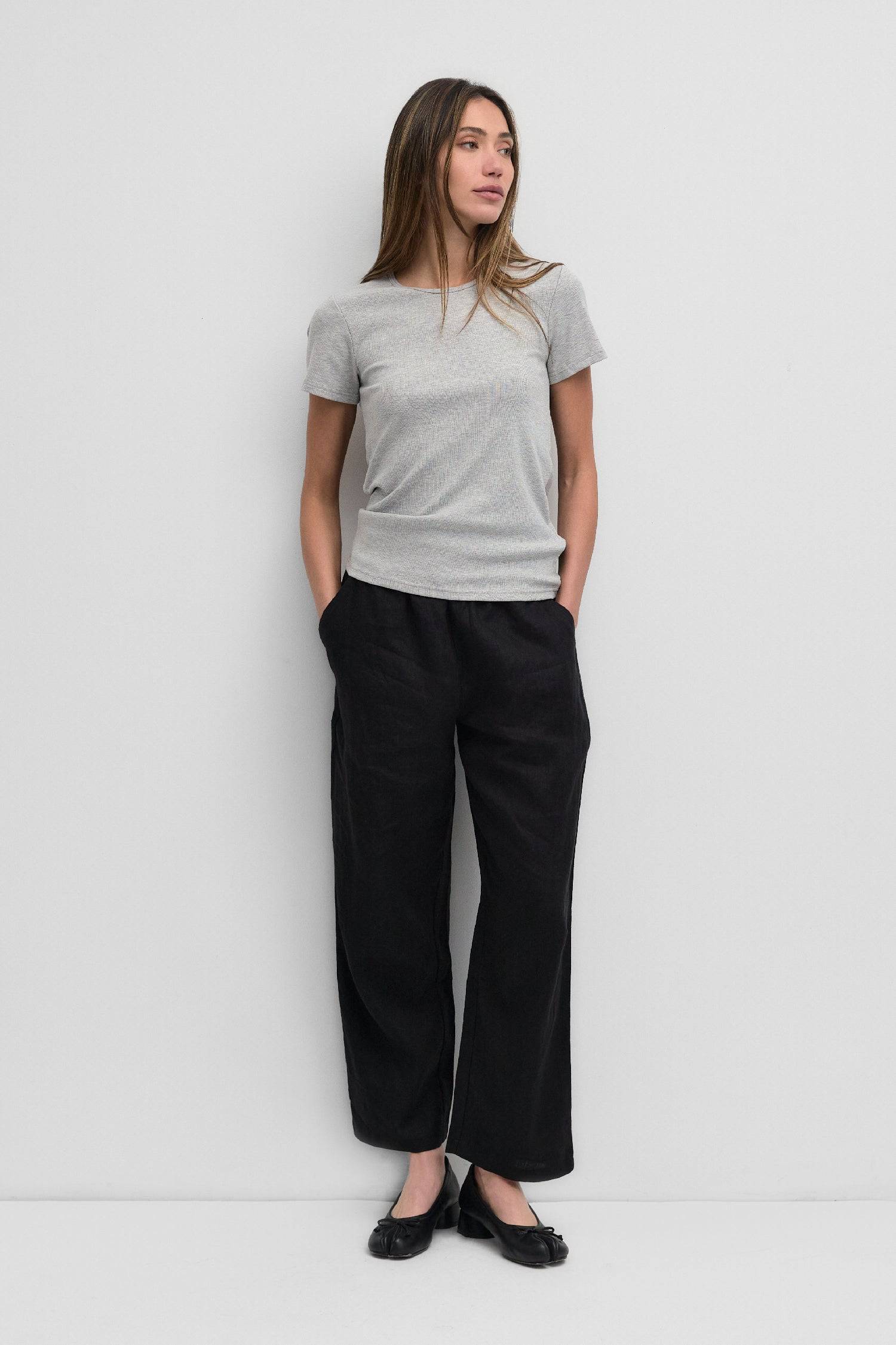 8304961945821, The Reese Top, Tops, Mod Ref, 90s,Basic,Basics,Black,Blue,Casual,cf-color-black,cf-color-blue,cf-color-white,cf-size-l,cf-size-m,cf-size-s,cf-vendor-mod-ref,Comfortable,Crew Neck,Crew Neckline,Everyday,Form Fitting,Ribbed,Ribbed Fabric,Ribbed Top,Short Sleeve,Spring,stretch,Stretchy,Summer,Tee,Tops,Transitional,white,Women's, Information The Reese Top is a ribbed tee that offers style without compromising comfort. It is fabricated from a cotton-rayon blend with a hint of spandex for a stretch