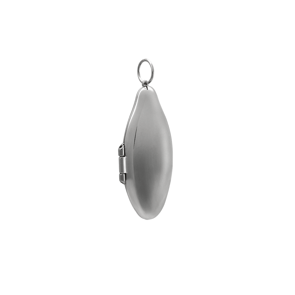 8987274150109, The Seed Case Pendant, Accessories, The Empathist, accessories,empathist,keychain,keyring,pendant, The Seed Case Pendant is mini case that resembles the shape of pumpkin seeds. It can be opened and closed by a magnet inserted inside. May be used as a pendant to carry small items. The O-ring on the top can be combined with the seed key ring.The case is made of zinc alloy and has high corrosion resistance, finished with glossy nickel plating. Details: MATERIALS : Nickel Plated Zinc Alloy ORIGIN