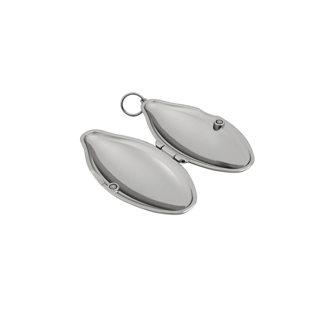 8987274150109, The Seed Case Pendant, Accessories, The Empathist, accessories,empathist,keychain,keyring,pendant, The Seed Case Pendant is mini case that resembles the shape of pumpkin seeds. It can be opened and closed by a magnet inserted inside. May be used as a pendant to carry small items. The O-ring on the top can be combined with the seed key ring.The case is made of zinc alloy and has high corrosion resistance, finished with glossy nickel plating. Details: MATERIALS : Nickel Plated Zinc Alloy ORIGIN