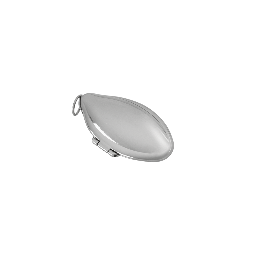 8987274150109, The Seed Case Pendant, Accessories, The Empathist, accessories,empathist,keychain,keyring,pendant, The Seed Case Pendant is mini case that resembles the shape of pumpkin seeds. It can be opened and closed by a magnet inserted inside. May be used as a pendant to carry small items. The O-ring on the top can be combined with the seed key ring.The case is made of zinc alloy and has high corrosion resistance, finished with glossy nickel plating. Details: MATERIALS : Nickel Plated Zinc Alloy ORIGIN