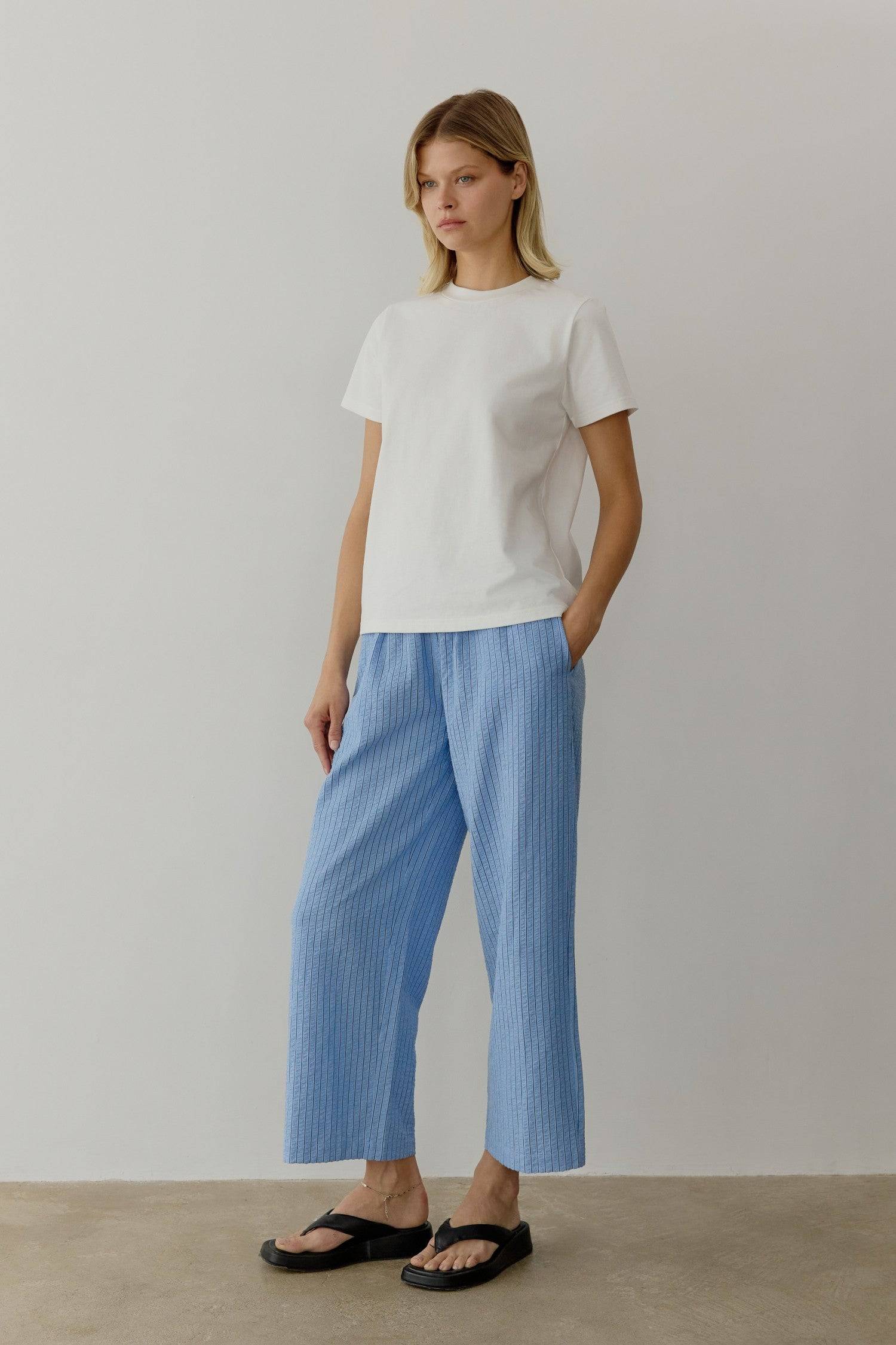 8767793627357, The Lanie Long Top, Tops, All Row, All Row,allrow,Basic,basics,Black,Blue,Bone,cf-color-black,cf-color-blue,cf-color-bone,cf-color-grey,cf-color-white,cf-size-l,cf-size-m,cf-size-s,cf-vendor-all-row,collection,COTTON,essentials,everyday,Grey,new,t-shirt,tee,white,womens, Information The Lanie Long Top is a wardrobe staple for casual comfort and versatility. It's perfect for everyday wear and is made from soft, breathable cotton that pairs effortlessly with jeans, shorts, or skirts.All Row Eve