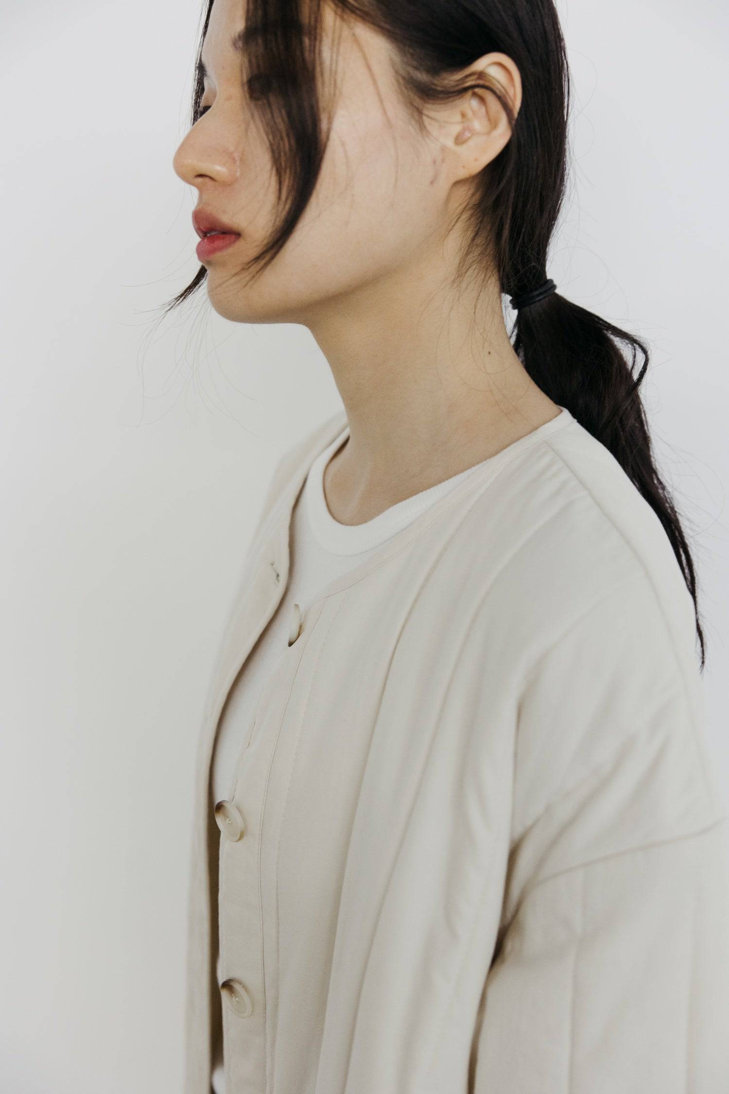 7964146401501, The Cary Coat, Outerwear, All Row, All Row,allrow,Back Detail,cf-color-black,cf-color-cream,cf-size-l,cf-size-m,cf-size-s,cf-vendor-all-row,Coat,Cotton,Cream,Detail,final-sale,finalsale,minimalist,new,Oversized,sale,statement,statement piece,tencel,Womens,womens top, Information Your winter wardrobe won't be complete without this long quilted coat. The Cary Coat is made in an oversized fit and features a classic rounded neckline, a button front closure, patch pockets, an easy below-the-knee l