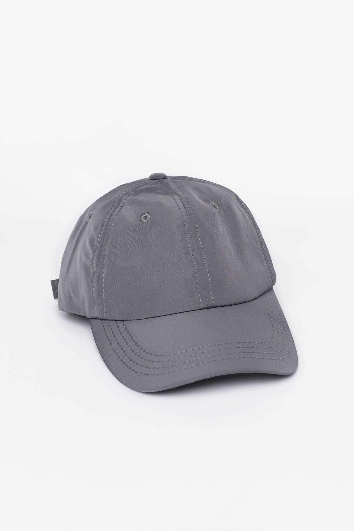 4506663026778, The Gia Hat, Accessories, Mod Ref | Common Market, adjustable,baseball hat,cap,cf-color-grey,cf-color-navy,cf-vendor-mod-ref-common-market,common market,dad hat,hat,mens,modrefcommonmarket,nylon,snapback,strapback,vintage, The classic baseball cap with clean lines and an adjustable strap. Give any outfit a casual style by adding this accessory. Style #A128, , ,
