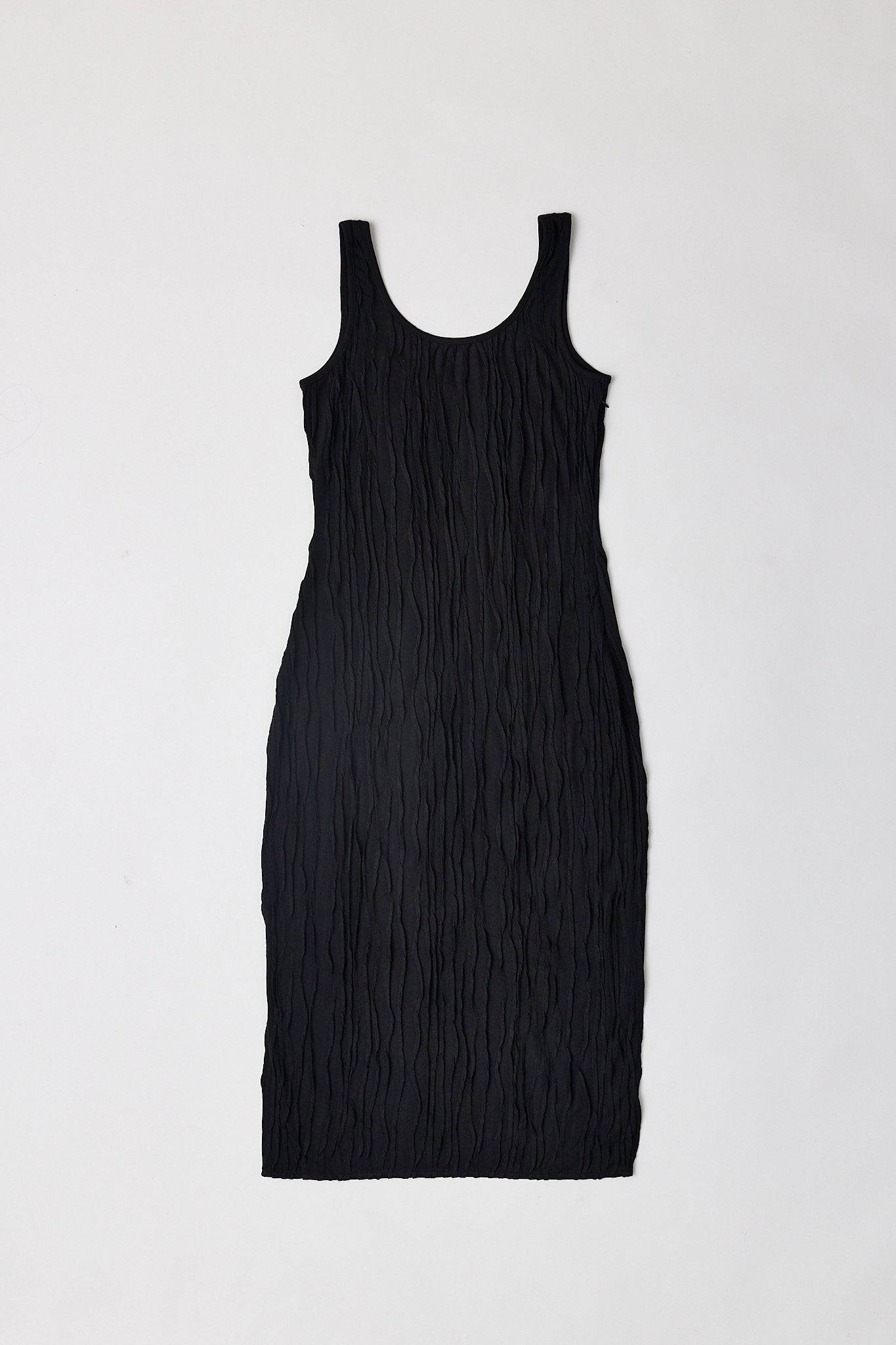 8861267755229, The Aliya Dress, Dress, All Row, Black,bodycon,brown,Casual,cf-color-black,cf-color-ivory,cf-size-l,cf-size-m,cf-size-s,cinched,ivory,Midi,new,nylon,racerback,rust,Sleeveless,Sleeveless Dress,Slit,spring,straight-cut,summer,texture,textured,Textured Fabric,viscose,Women's, Information The Aliya Dress is a tank midi dress that is crafted from a textured, pintucked stretch fabric. It boasts a sheer bodice and a scoop neckline. A summer addition piece to dress up or wear casually. Details Self: