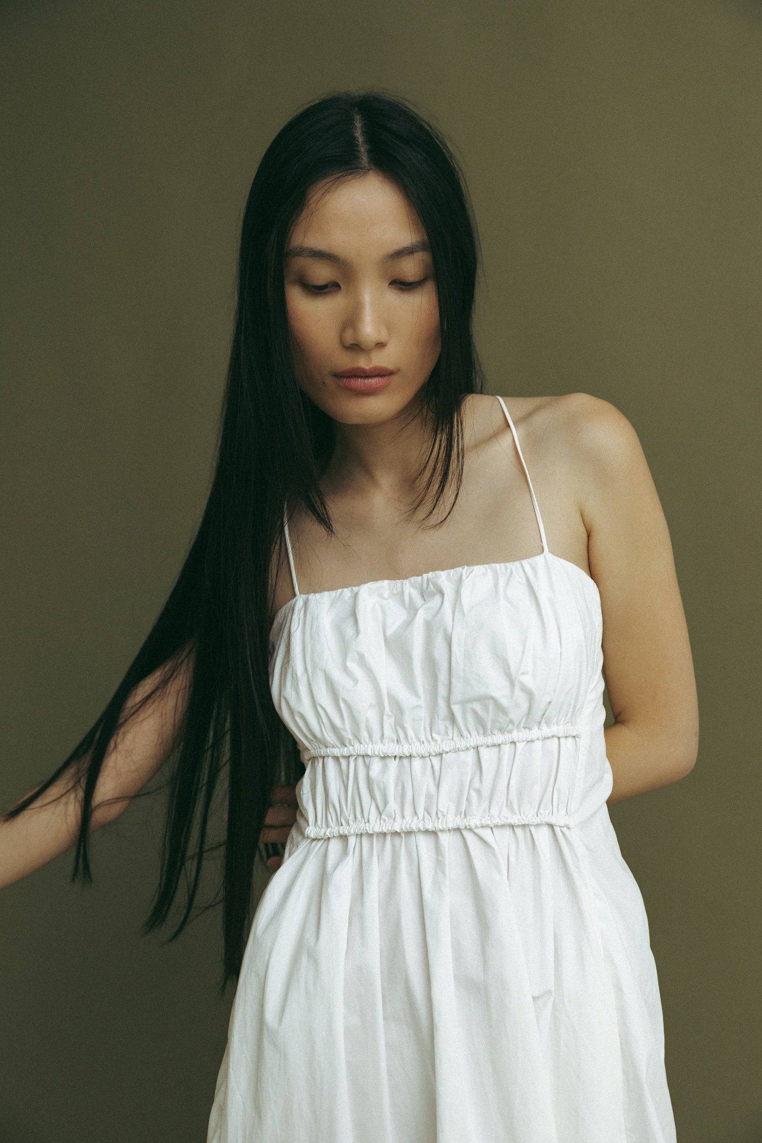 The Alice Dress | Gathered Midi Dress The Alice Dress | Gathered Midi Dress