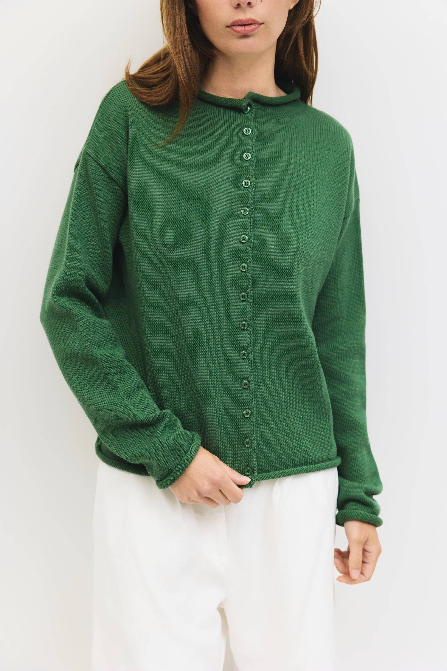 9045599453405, The Marlo Cardigan, Outerwear, Mod Ref, Basic,Basics,Button up,Cardigan,Casual,cf-color-oatmeal,cf-size-l,cf-size-m,cf-size-s,cf-size-xl,cf-size-xs,cf-vendor-mod-ref,Colder Seasons,Collar,collared,Cotton,fall,heavy weight,Knit,Mod Ref,modref,new,nylon,Pullover,Relaxed,Relaxed Fit,Rib Knit,rolled hem,set,Soft Knit,tonal,tonal buttons,Transitional,winter,Women's, Information The Marlo Cardigan is crafted from a midweight knit with a relaxed silhouette. Designed with a rolled crewneck, cuffs, an