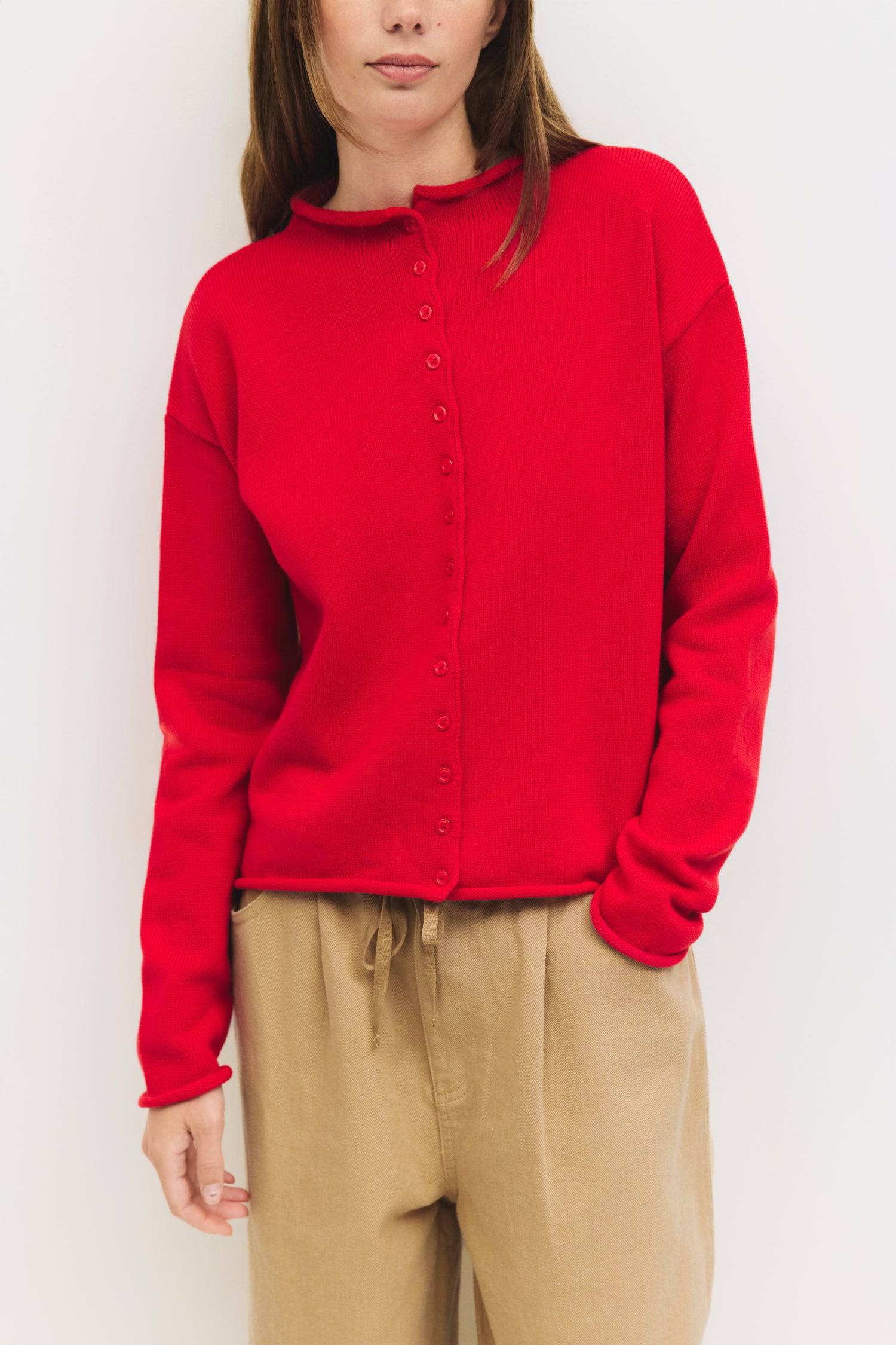 9045599453405, The Marlo Cardigan, Outerwear, Mod Ref, Basic,Basics,Button up,Cardigan,Casual,cf-color-oatmeal,cf-size-l,cf-size-m,cf-size-s,cf-size-xl,cf-size-xs,cf-vendor-mod-ref,Colder Seasons,Collar,collared,Cotton,fall,heavy weight,Knit,Mod Ref,modref,new,nylon,Pullover,Relaxed,Relaxed Fit,Rib Knit,rolled hem,set,Soft Knit,tonal,tonal buttons,Transitional,winter,Women's, Information The Marlo Cardigan is crafted from a midweight knit with a relaxed silhouette. Designed with a rolled crewneck, cuffs, an