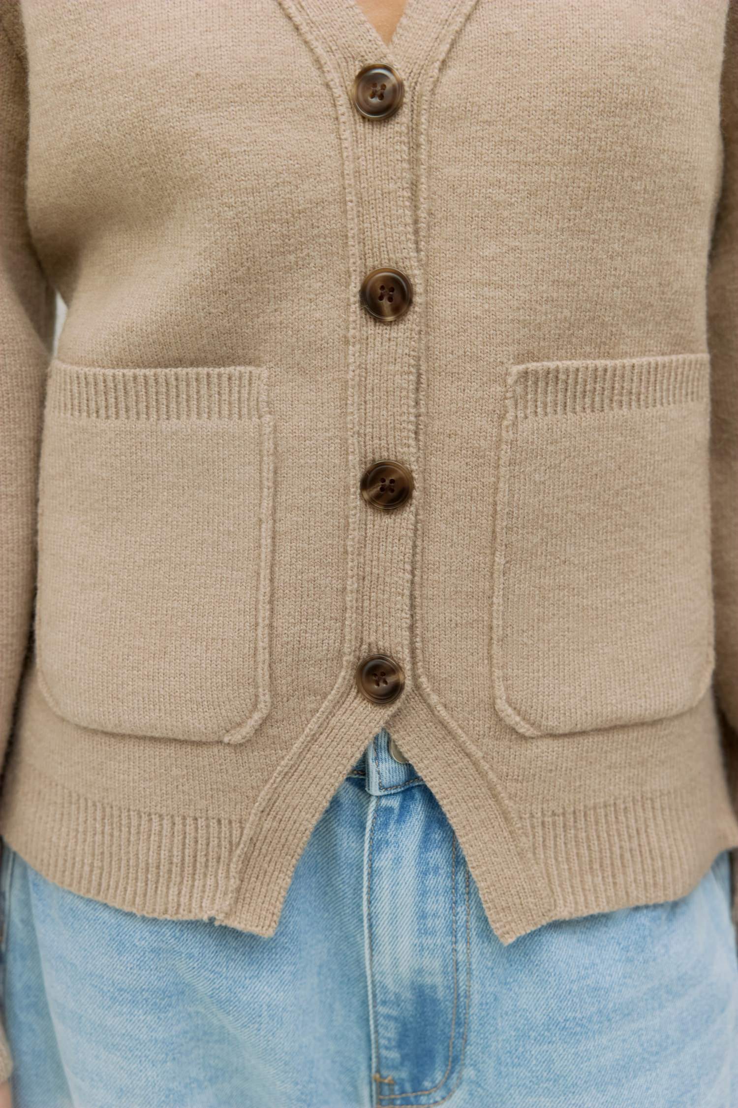 The Mona Cardigan | Wide Sleeve Fitted Cardigan