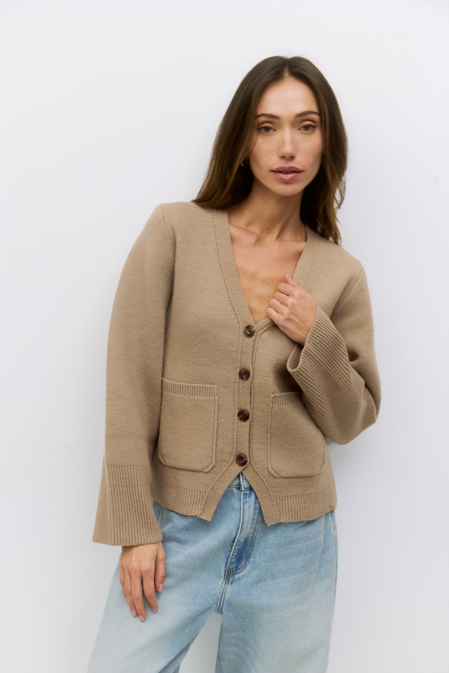 【めいkong】machatt  アモッサニットカーディガン　ベージュ 中古・古着通販】Maison Margiela (メゾンマルジェラ) 17AW モヘア