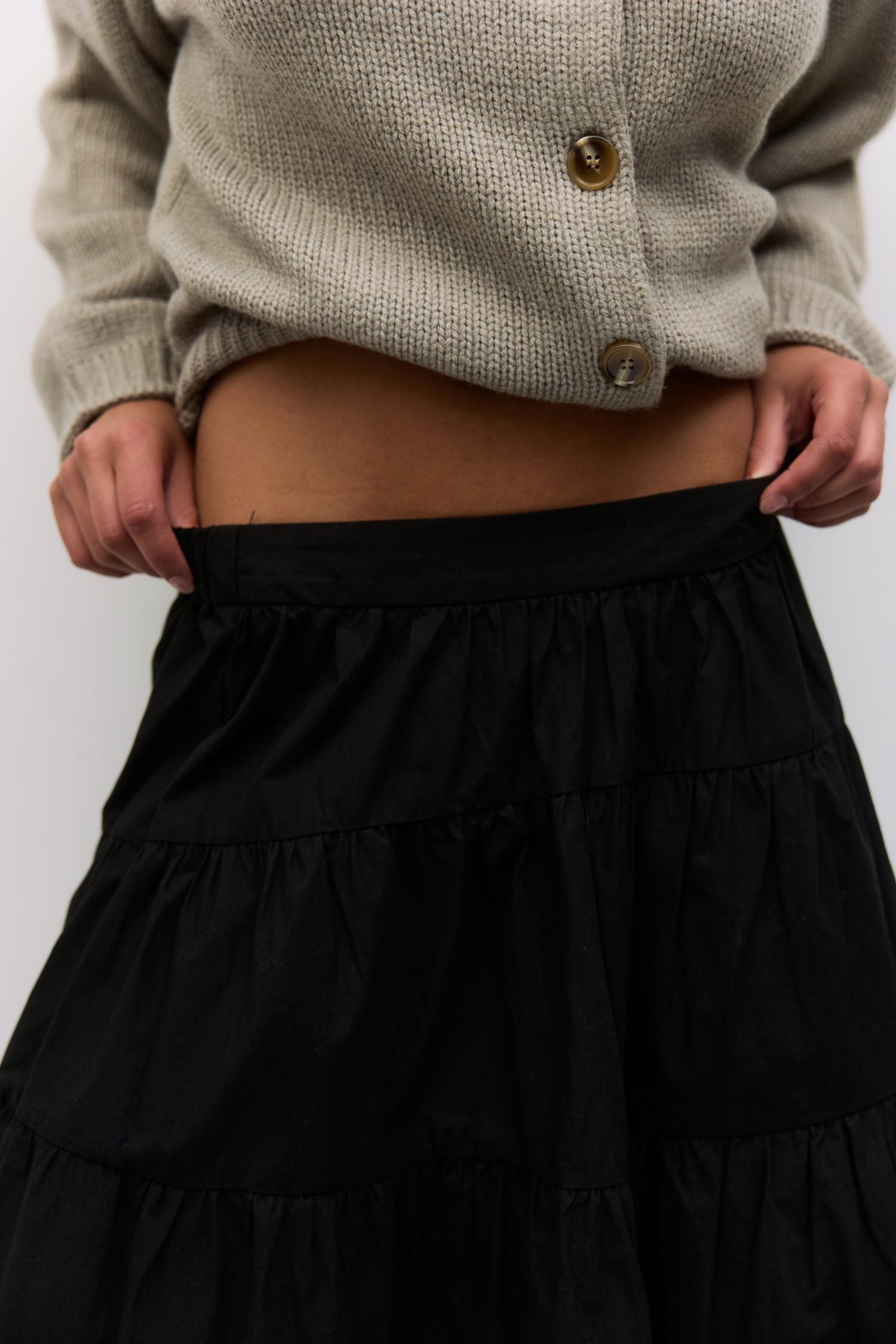 The Esme Skirt | Tiered Midi Skirt