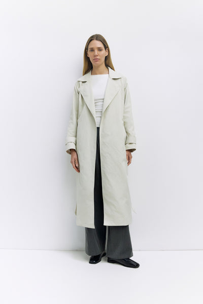 【新品未使用】TODAYFUL Twill Trench Coat 38 Olive Green Twill Coat - Long Trench Coat - Trench Coat - Coat - Lulus