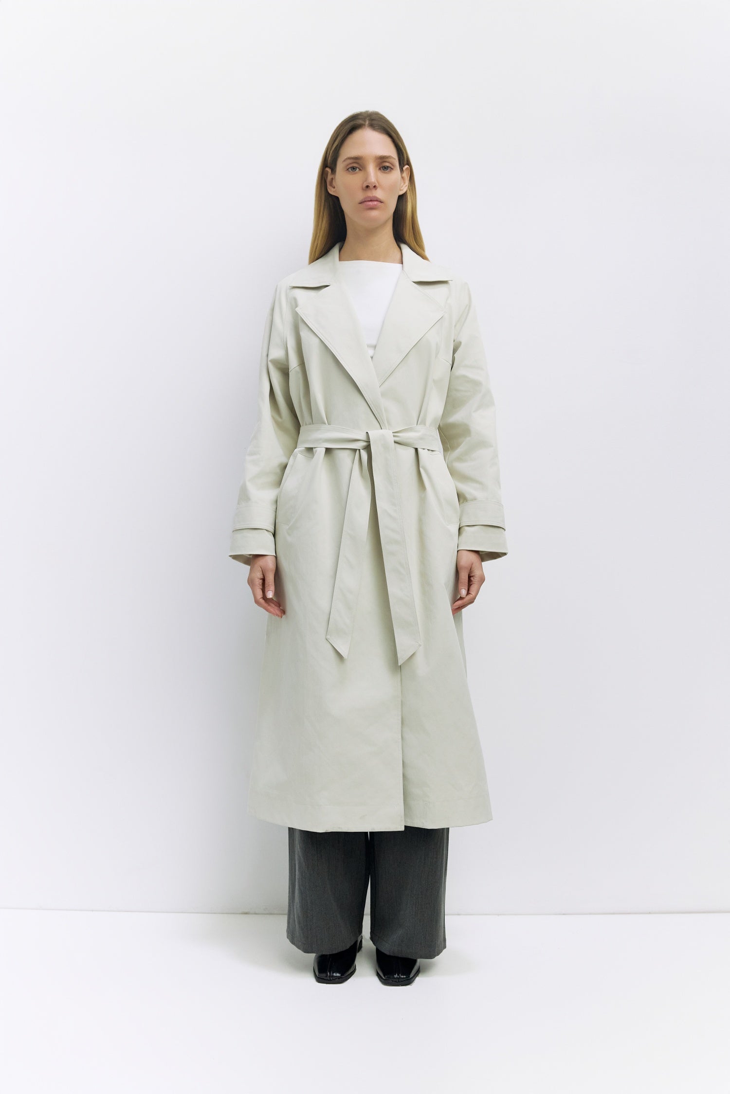 The Diane Coat | Brushed Twill Trench Coat