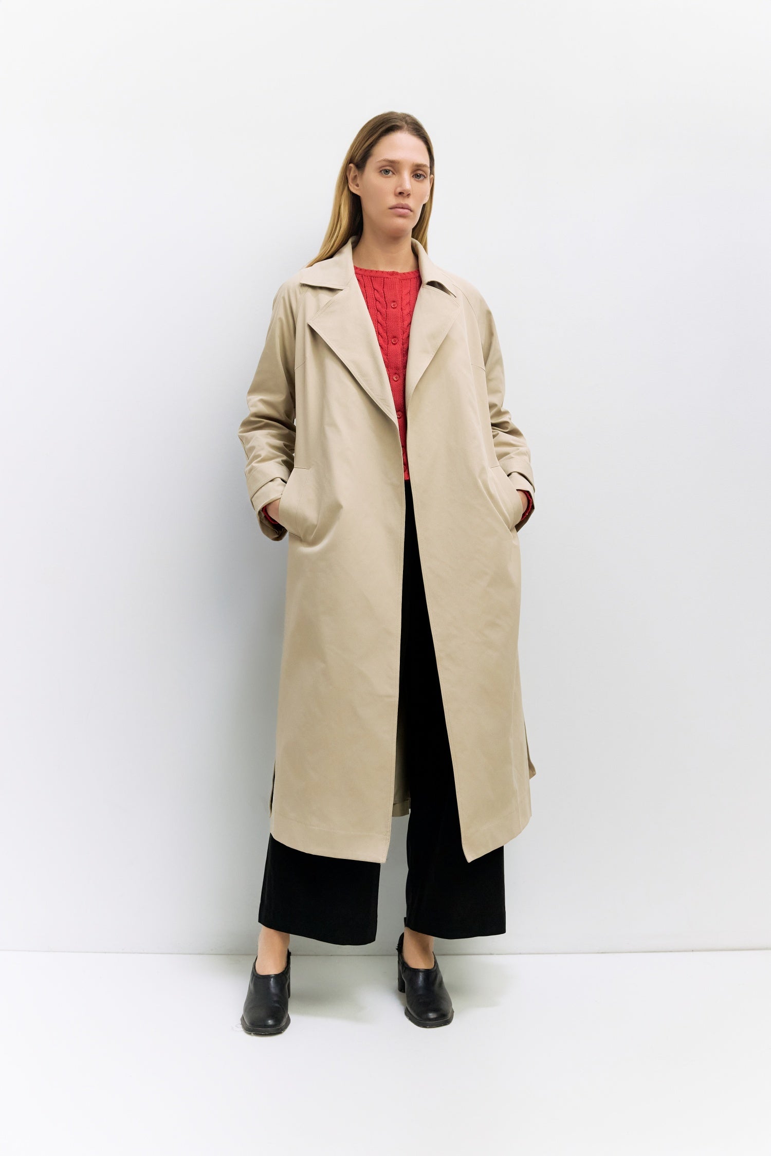 TODAYFUL トゥデイフル Twill Trench Coat 36 TODAYFUL Satin Twill 