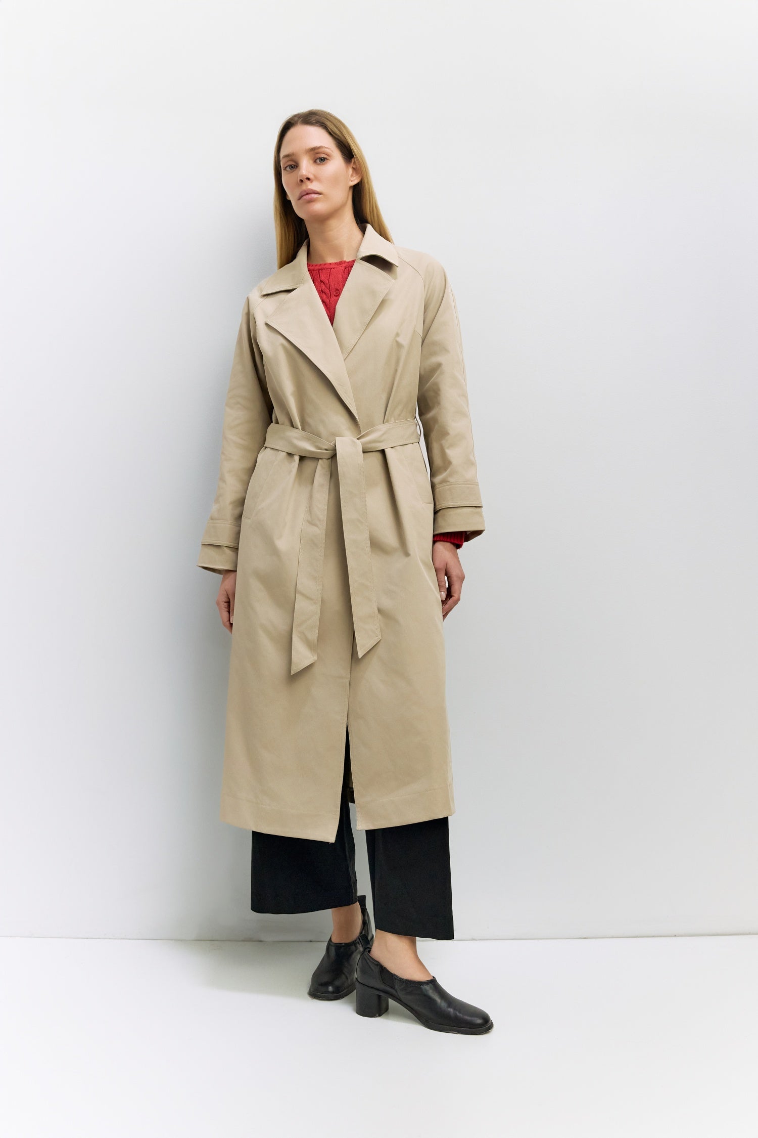 The Diane Coat | Brushed Twill Trench Coat