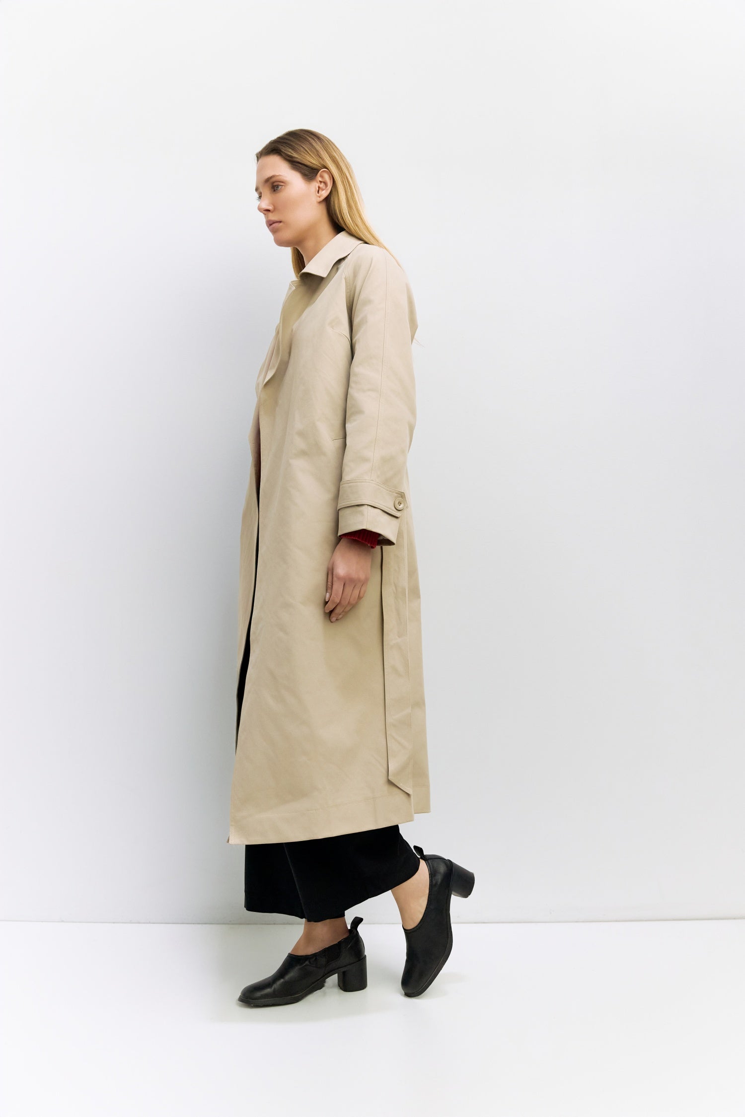 The Diane Coat | Brushed Twill Trench Coat