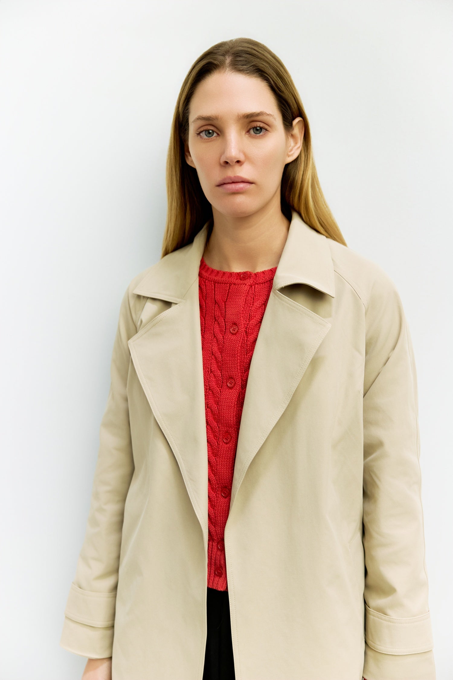 The Diane Coat | Brushed Twill Trench Coat