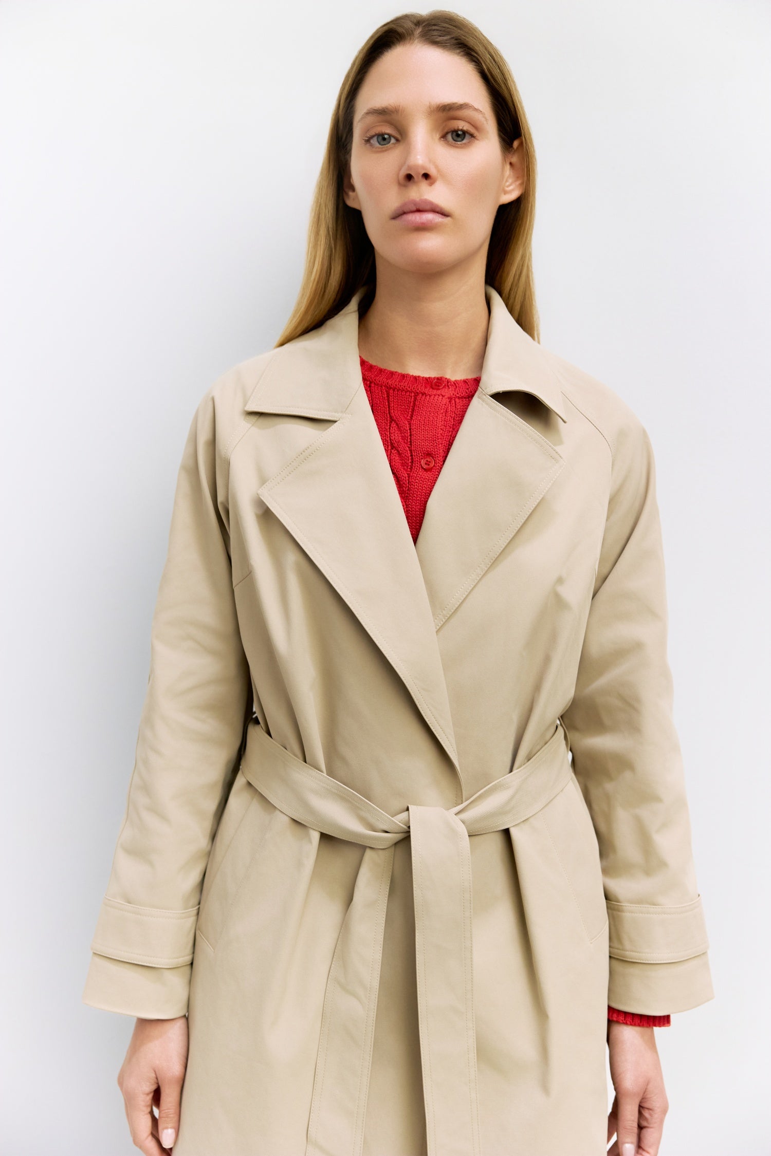 The Diane Coat | Brushed Twill Trench Coat