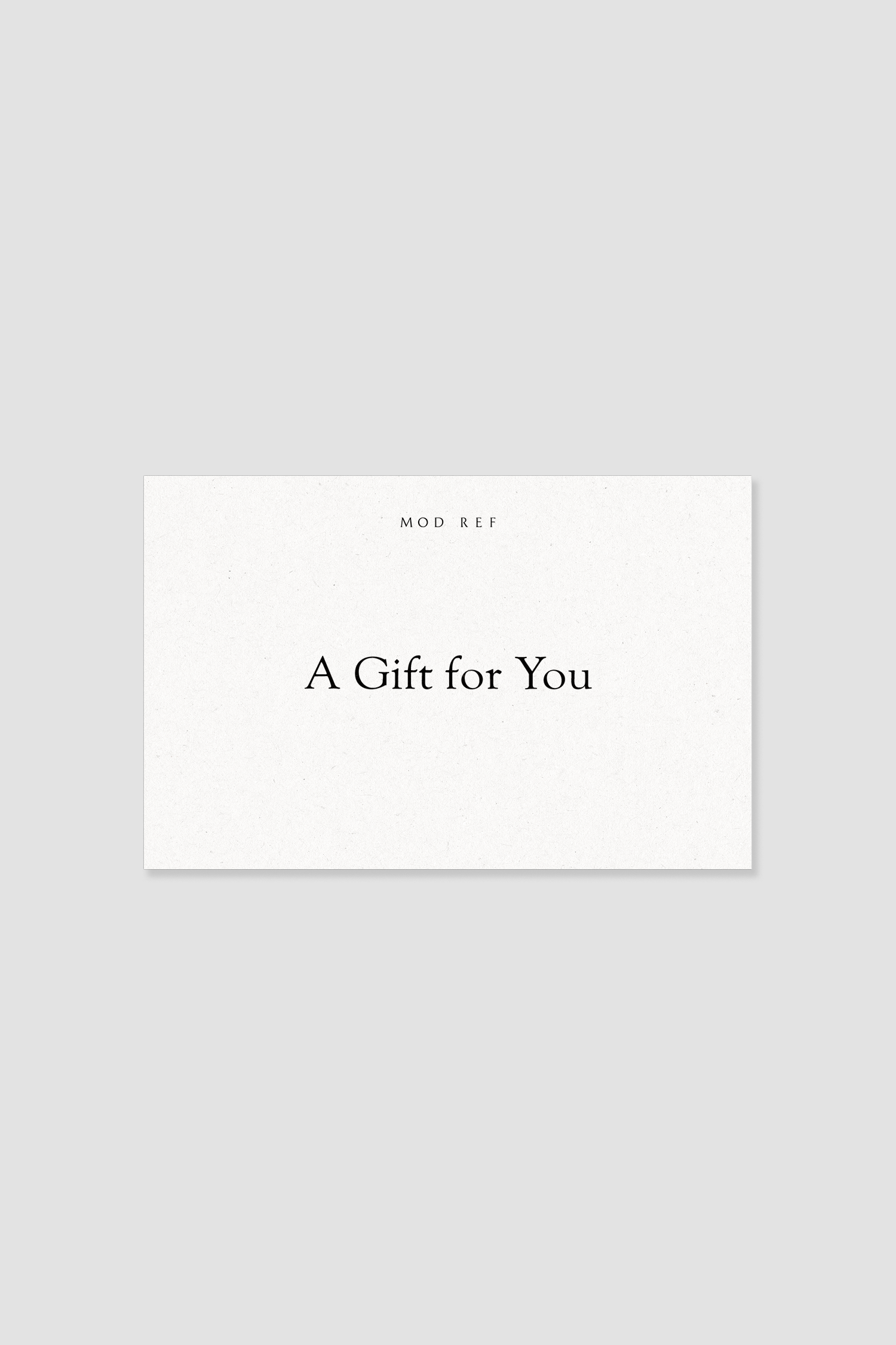 Mod Ref Gift Card - Gift Cards | Mod Ref | Common Market