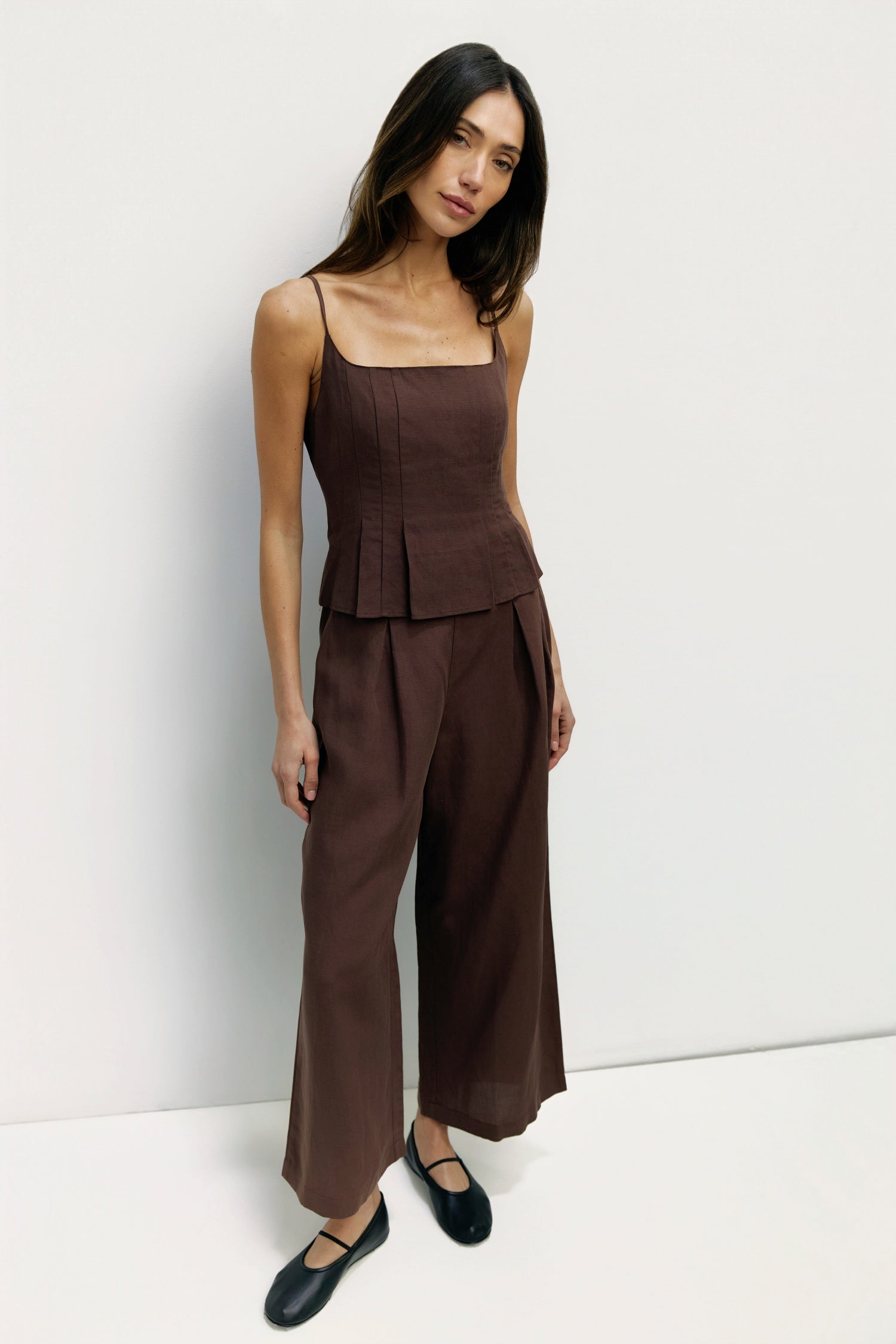 The Jocelyn Pants | Pleated Linen Pants
